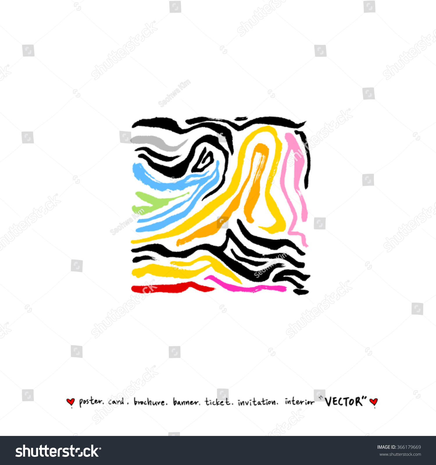 Hand Drawn Zebra Print Vector Stock Vector Royalty Free 366179669 Shutterstock 6367