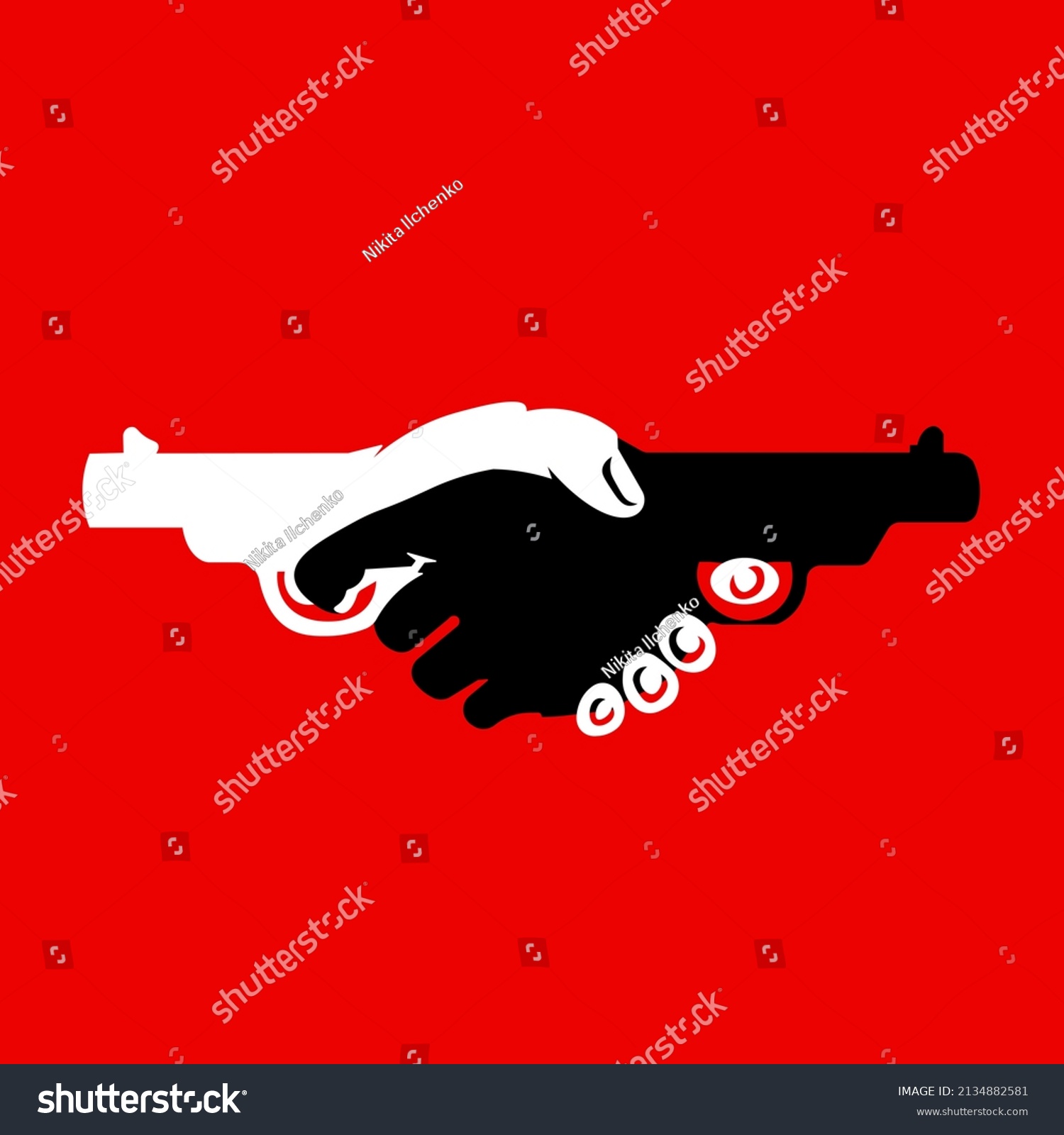 773 Gun handshake Stock Illustrations, Images & Vectors Shutterstock
