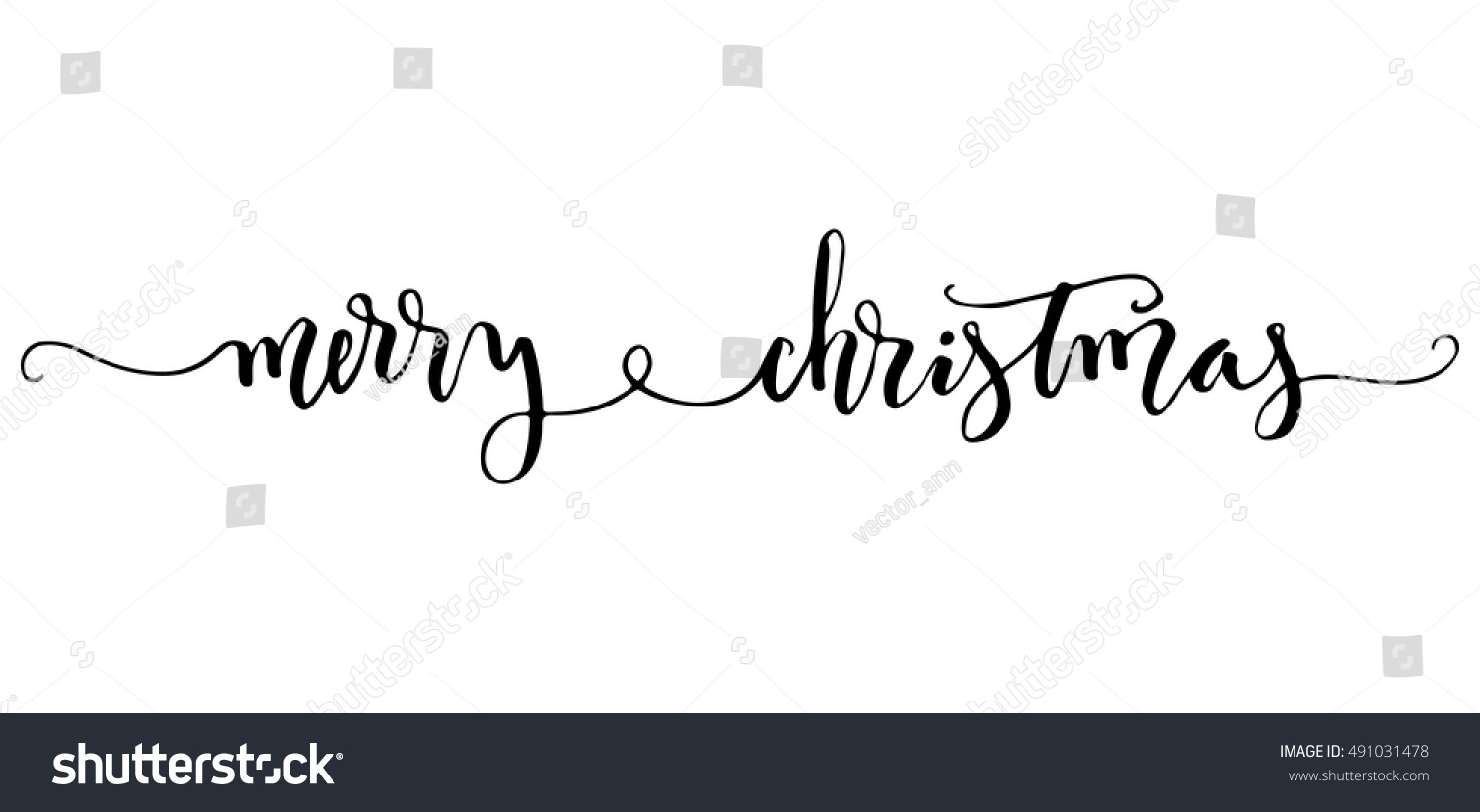 hand lettering merry christmas black ink fancy ligature modern calligraphy isolated on white background - Merry Christmas Black And White hand lettering merry christmas black ink fancy ligature modern calligraphy isolated on white background - Merry Christmas Black And White