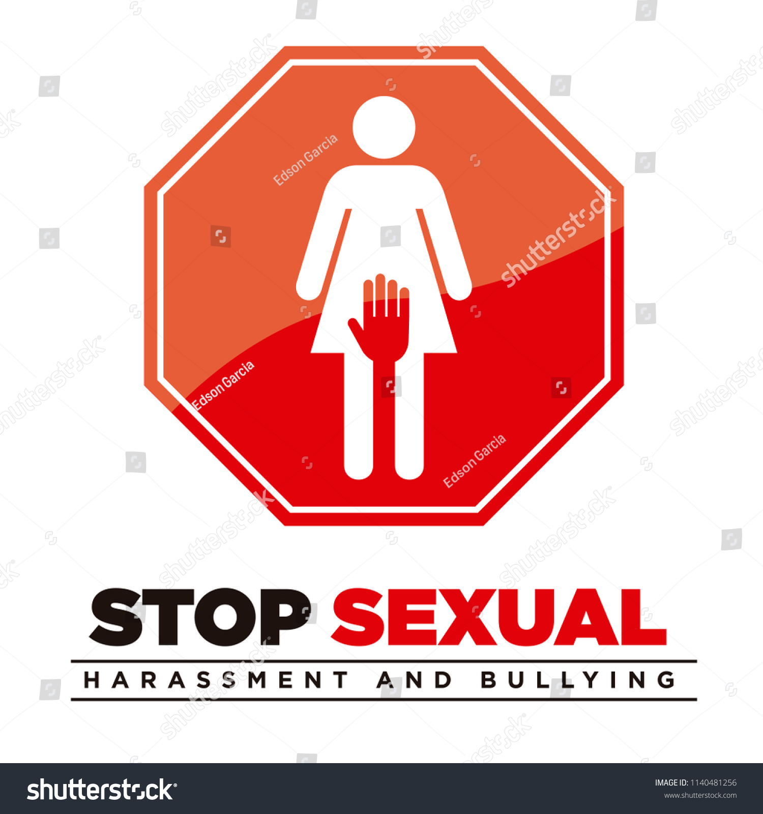 Hand Man Touching Woman Sexual Harassmentviolence Stock Vector Royalty Free 1140481256 9896