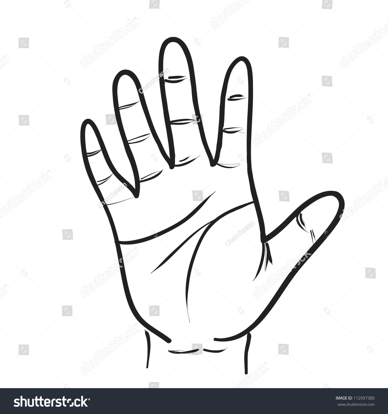 Hand Sketch Drawing Vector Stock Vector 112997380 - Shutterstock