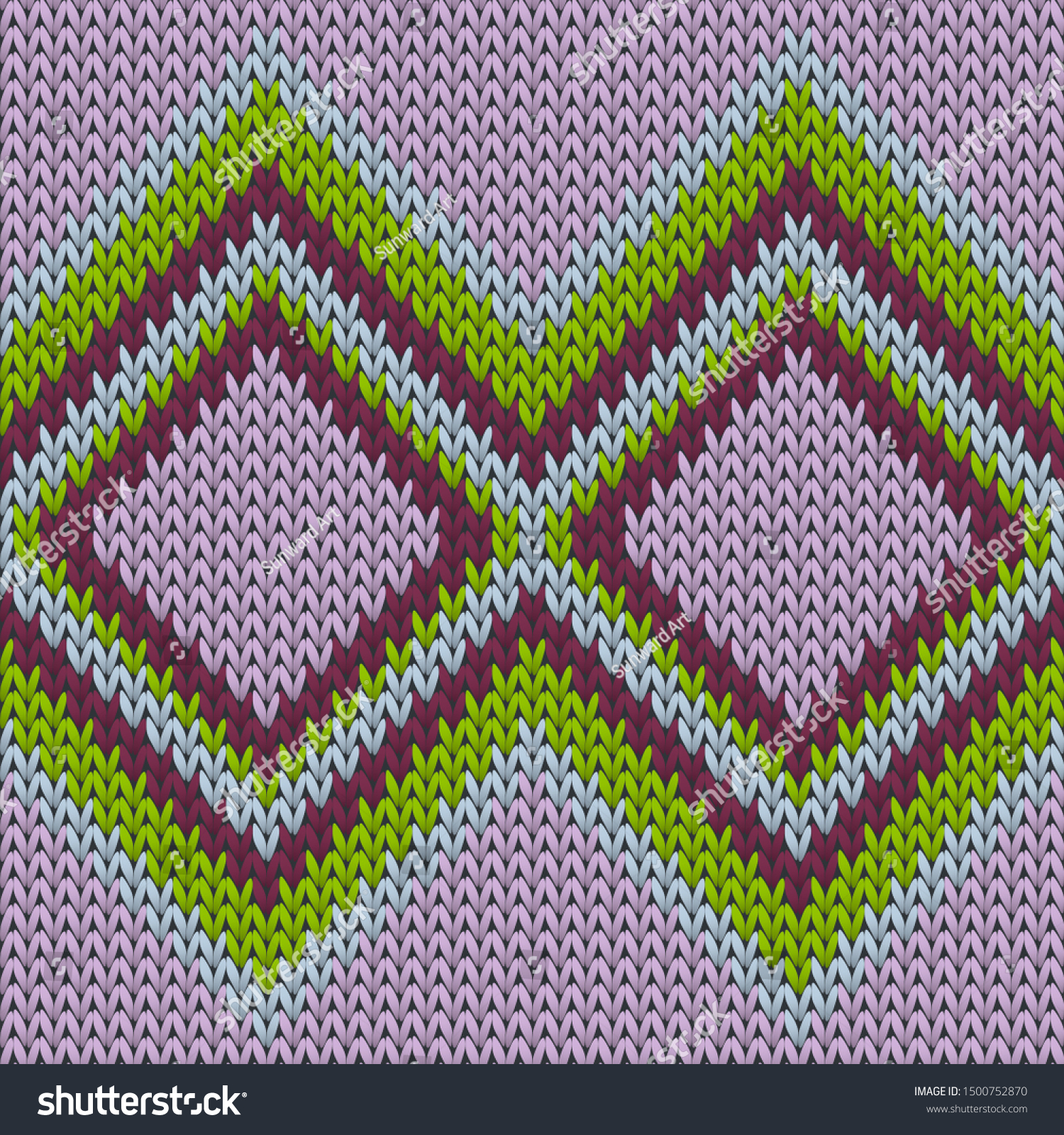 argyle knit fabric