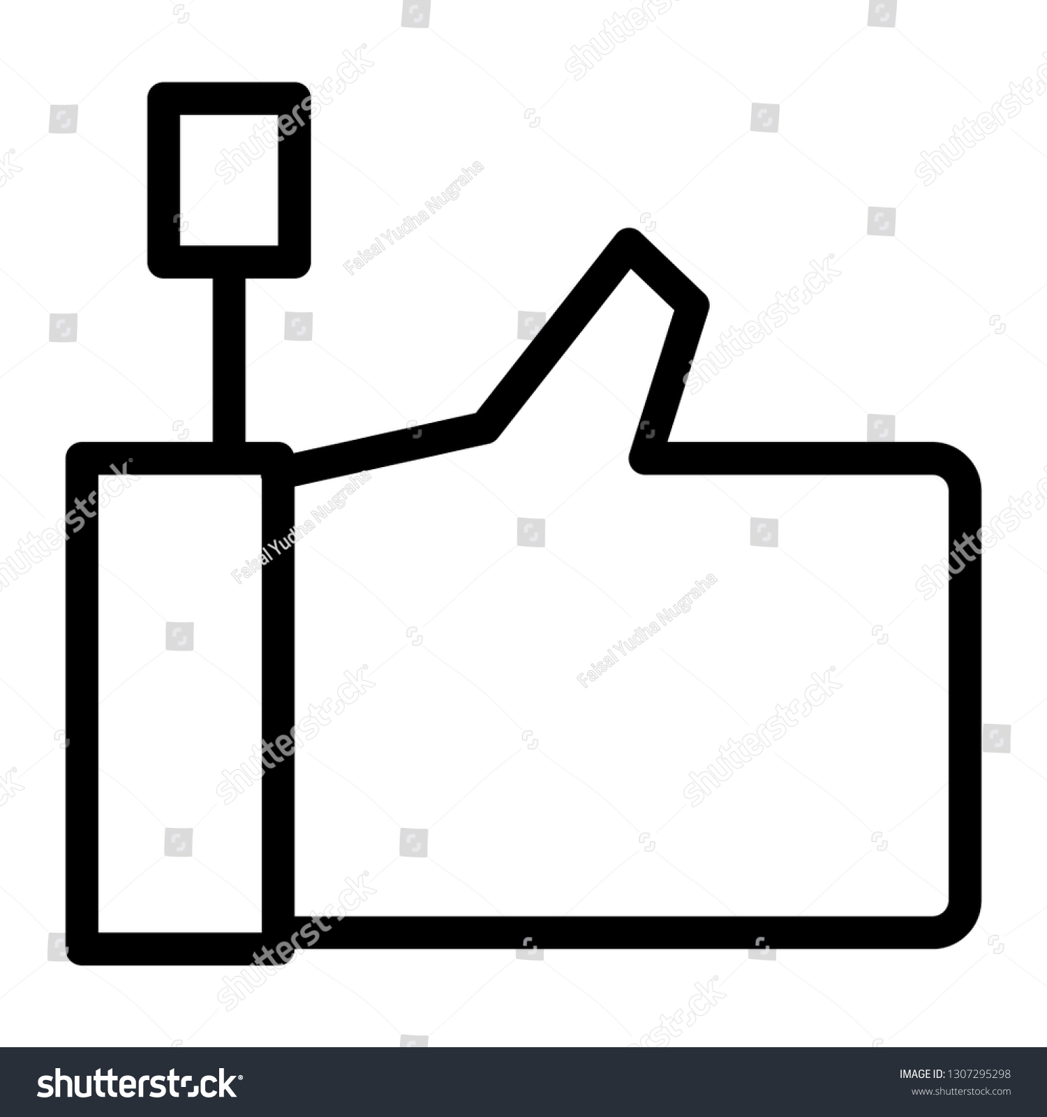 Handling Vector Icon Stock Vector (Royalty Free) 1307295298 | Shutterstock