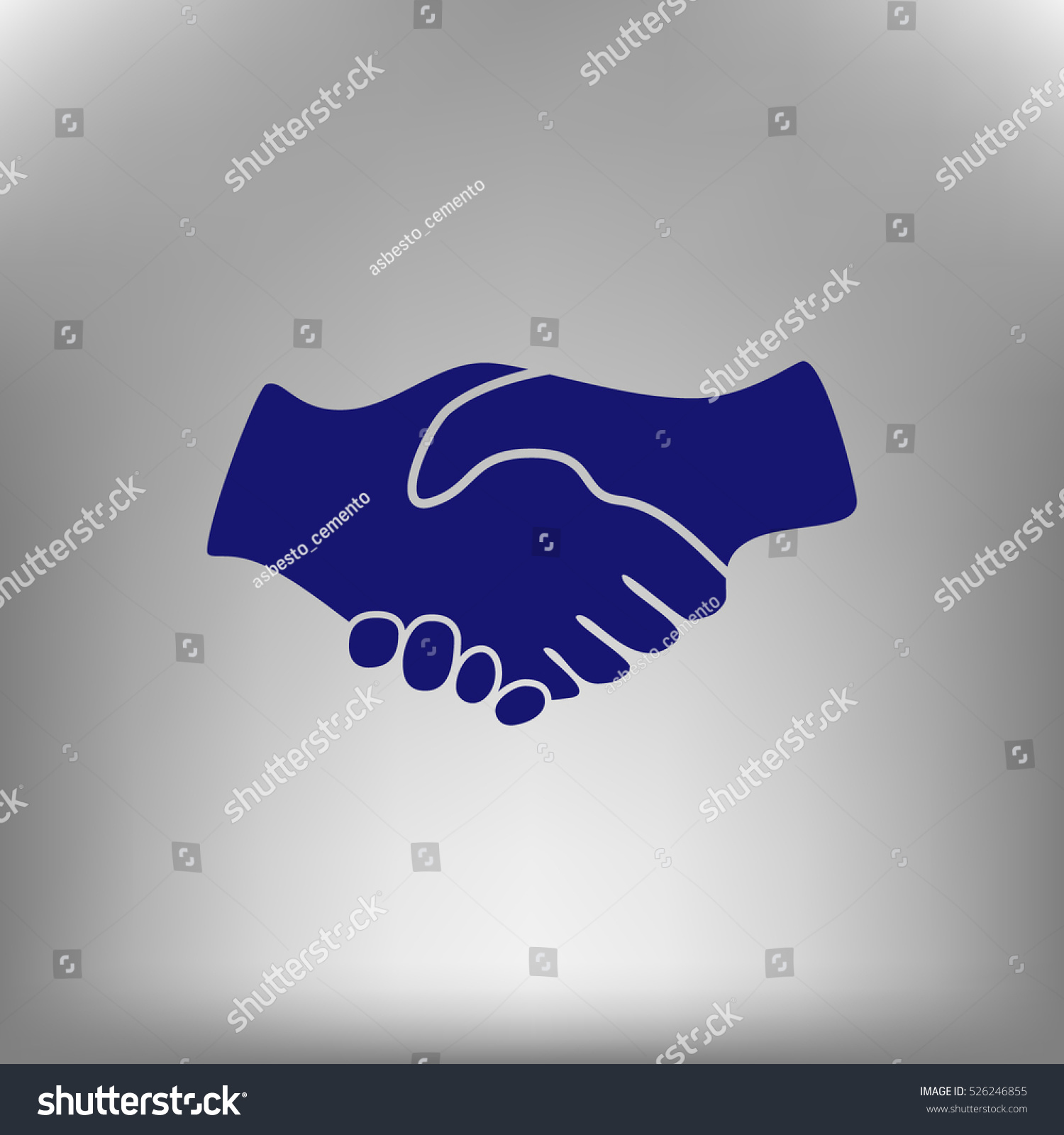 Handshake Icon Stock Vector (Royalty Free) 526246855 - Shutterstock