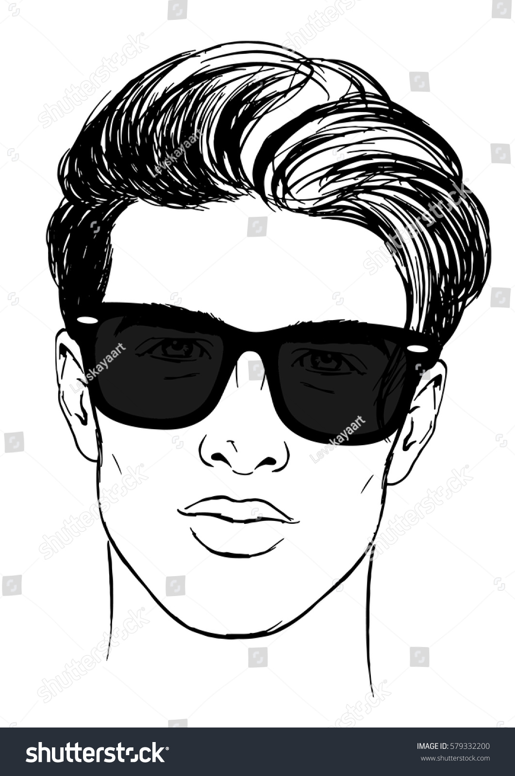 Zdaj Woods lahka Misel mini Opazovalec males with sunglasses drawing ...