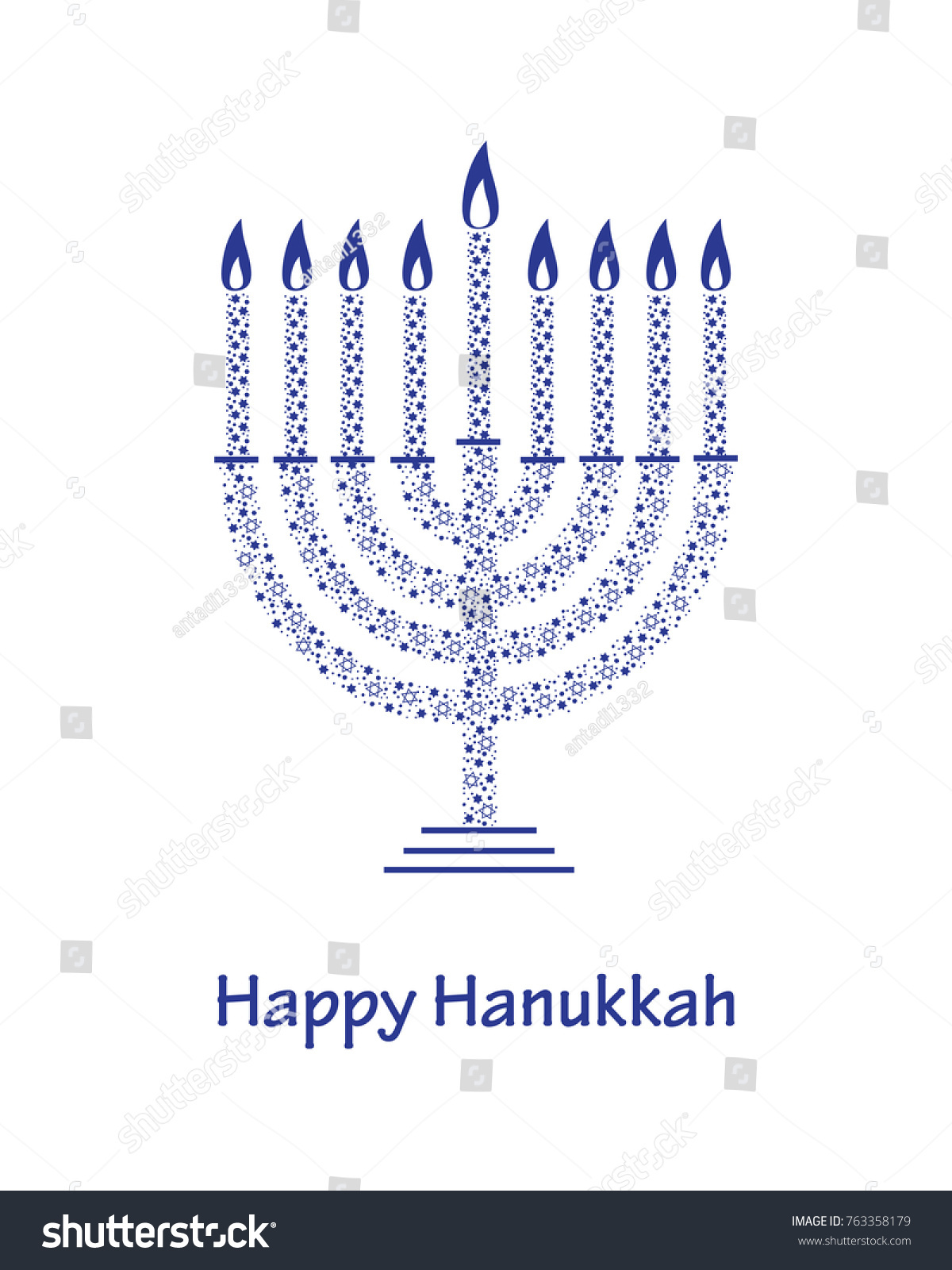 hanukkah card template