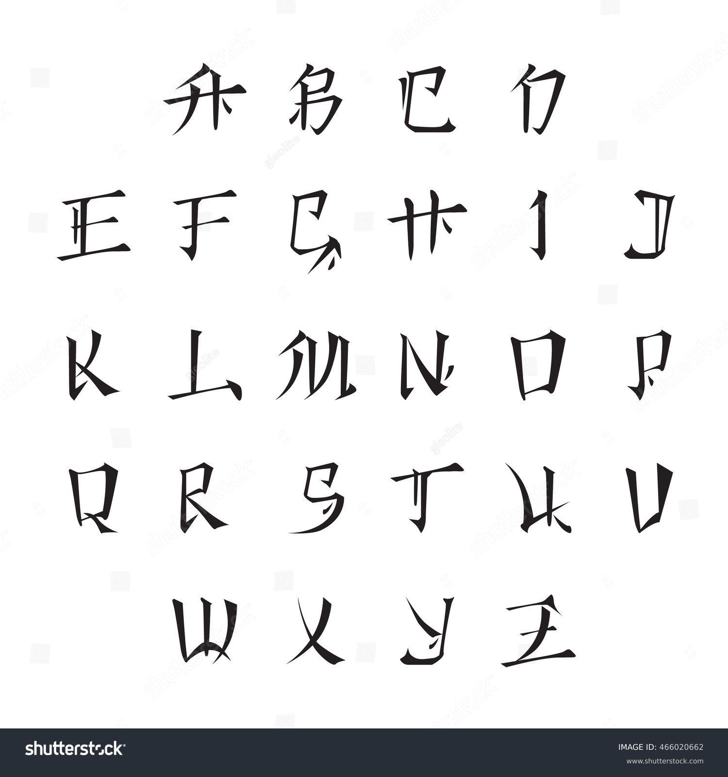https://image.shutterstock.com/z/stock-vector-hanzi-or-kanji-chinese-or-japanese-korean-vietnamese-characters-inspired-vector-latin-alphabet-466020662.jpg