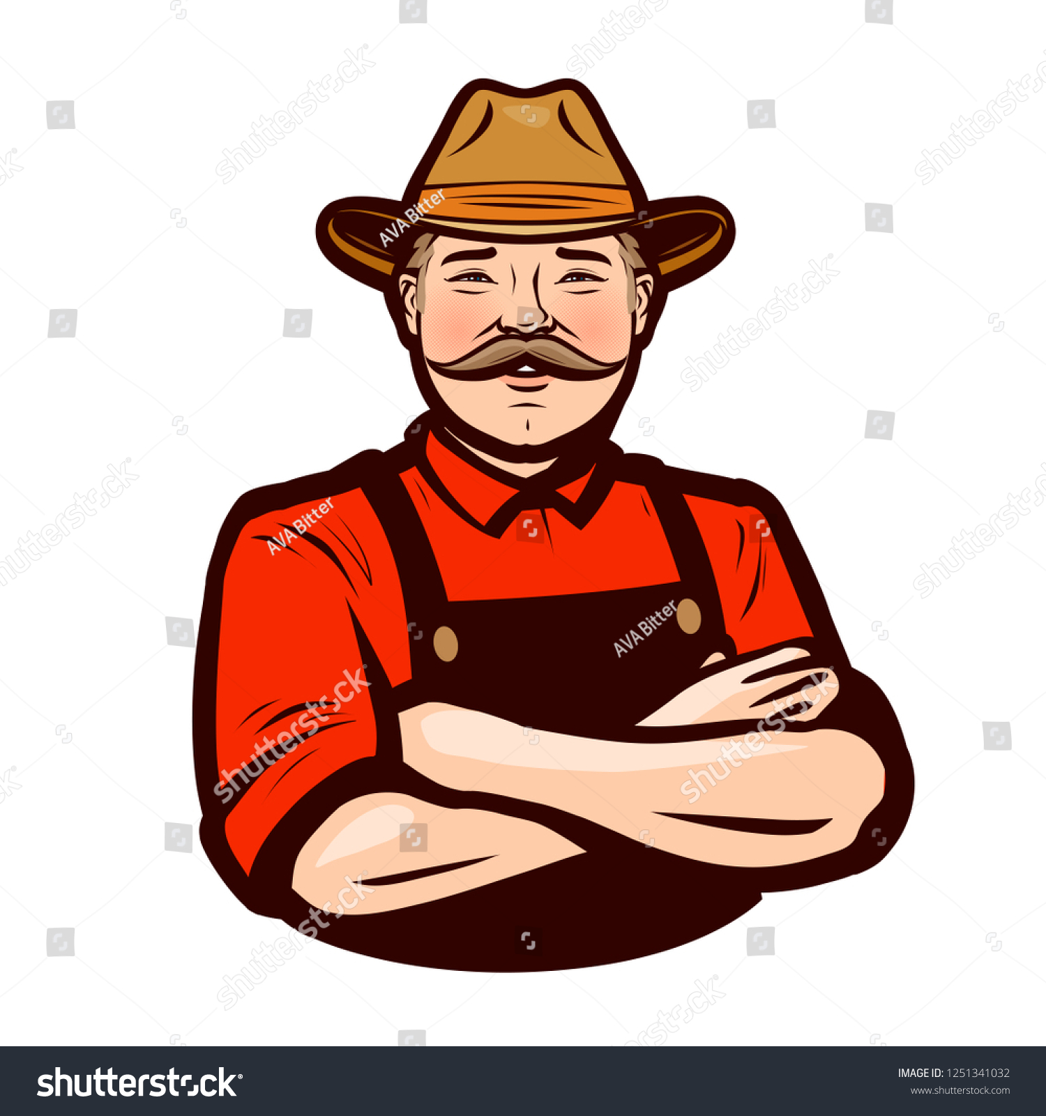11,040 Moustache man logo Images, Stock Photos & Vectors | Shutterstock
