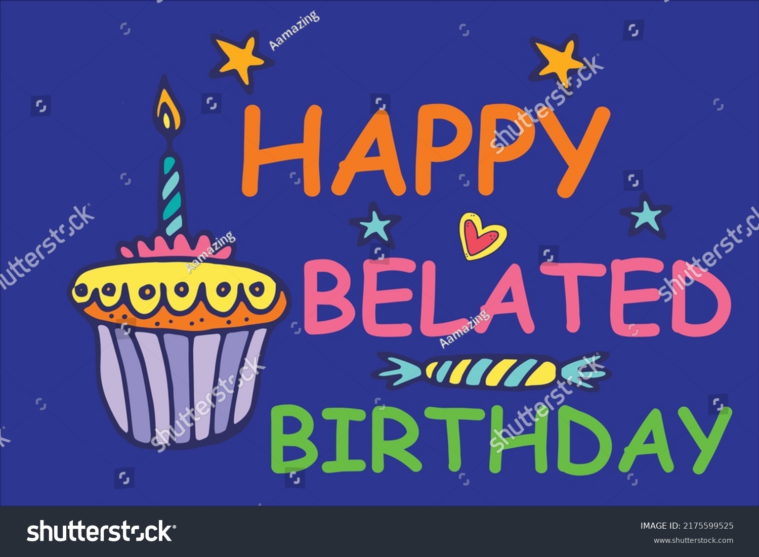 Happy Belated Birthday Images Free 47 Belated Birthday Images, Stock Photos & Vectors | Shutterstock