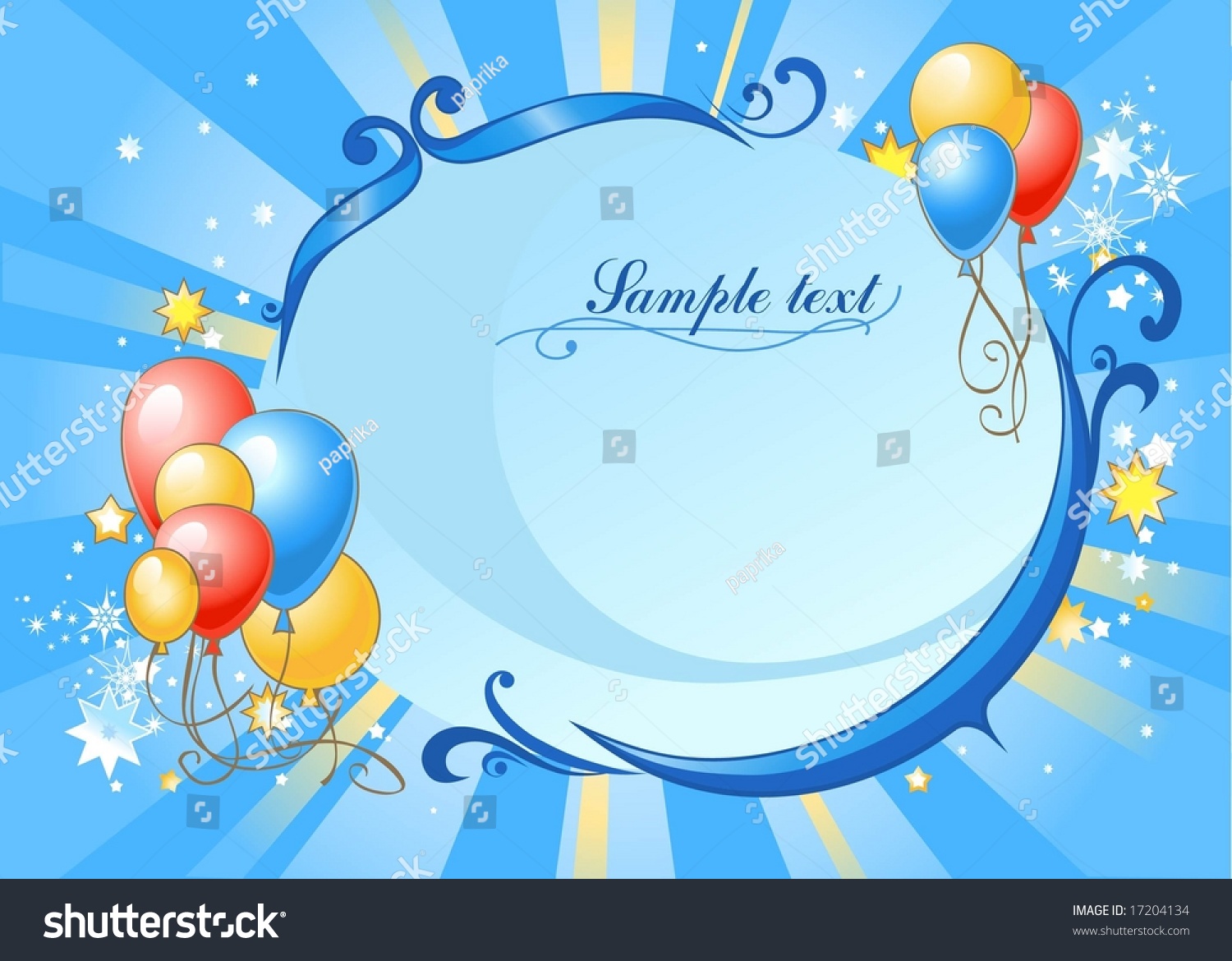 Happy Birthday Background Stock Vector 17204134 Shutterstock
