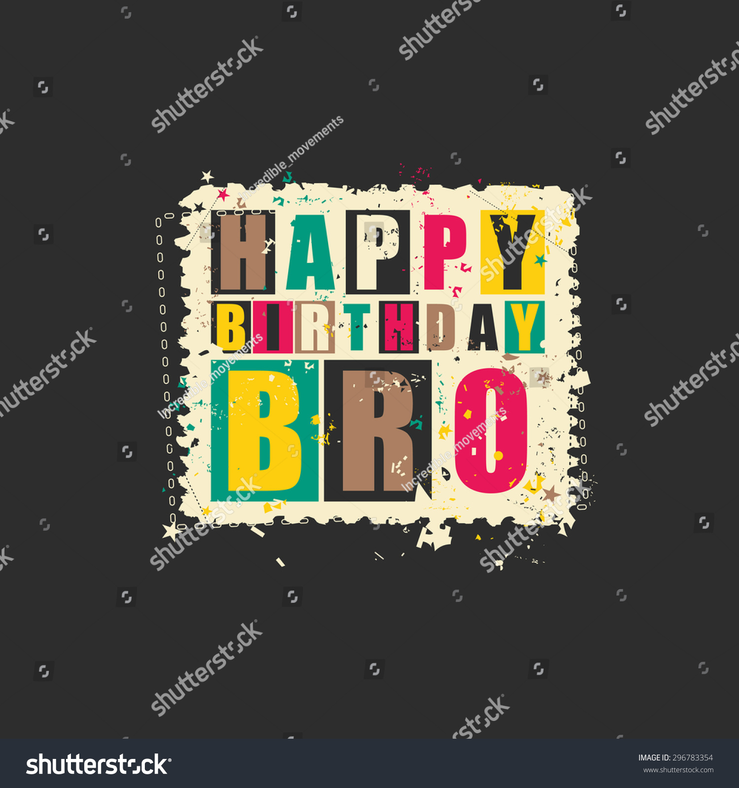 Happy Birthday Bro On Retro Grunge Stock Vector Royalty Free Happy Birthday Bro On Retro Grunge Stock Vector Royalty Free