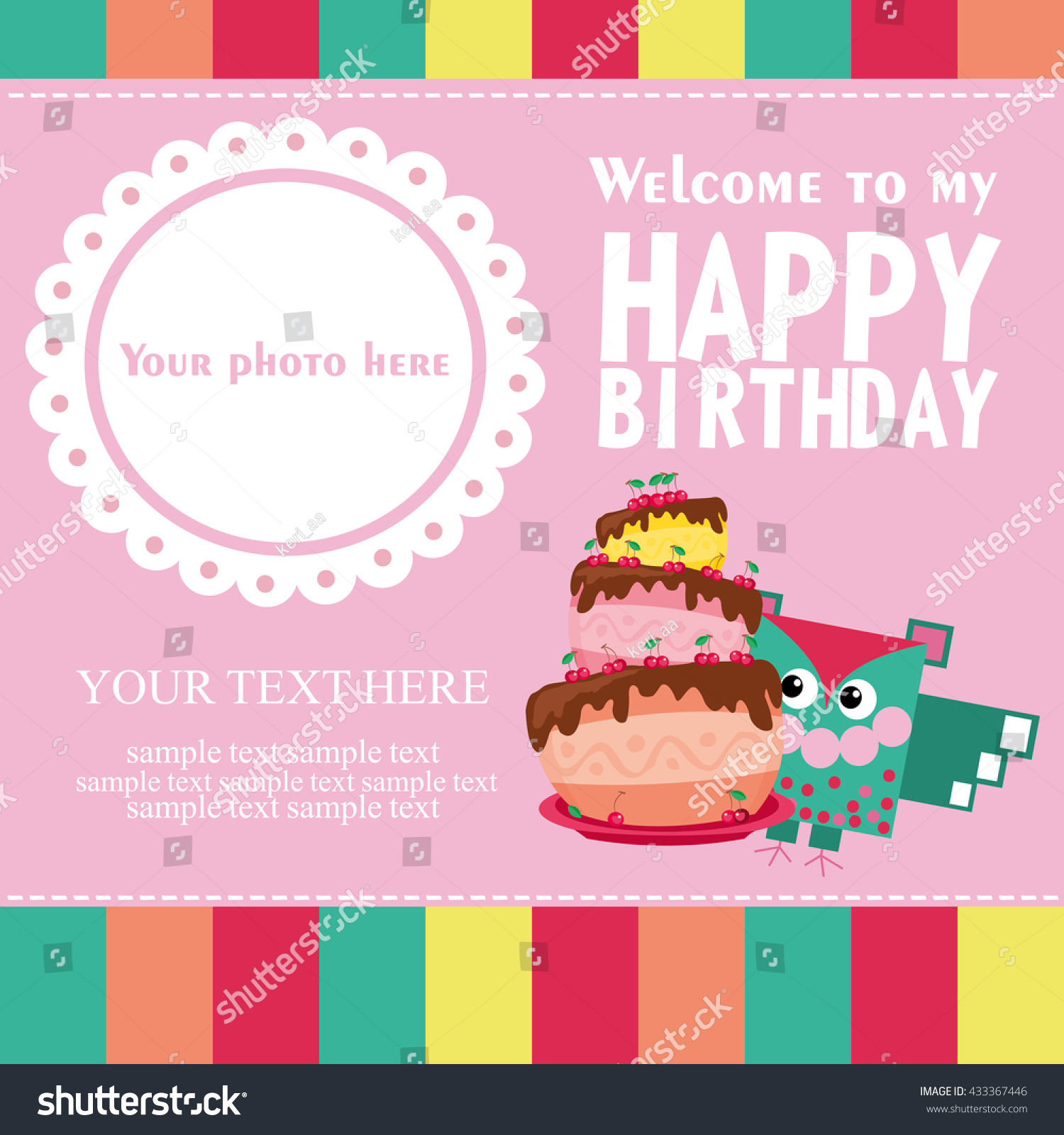 happy-birthday-card-design-vector-illustration-433367446