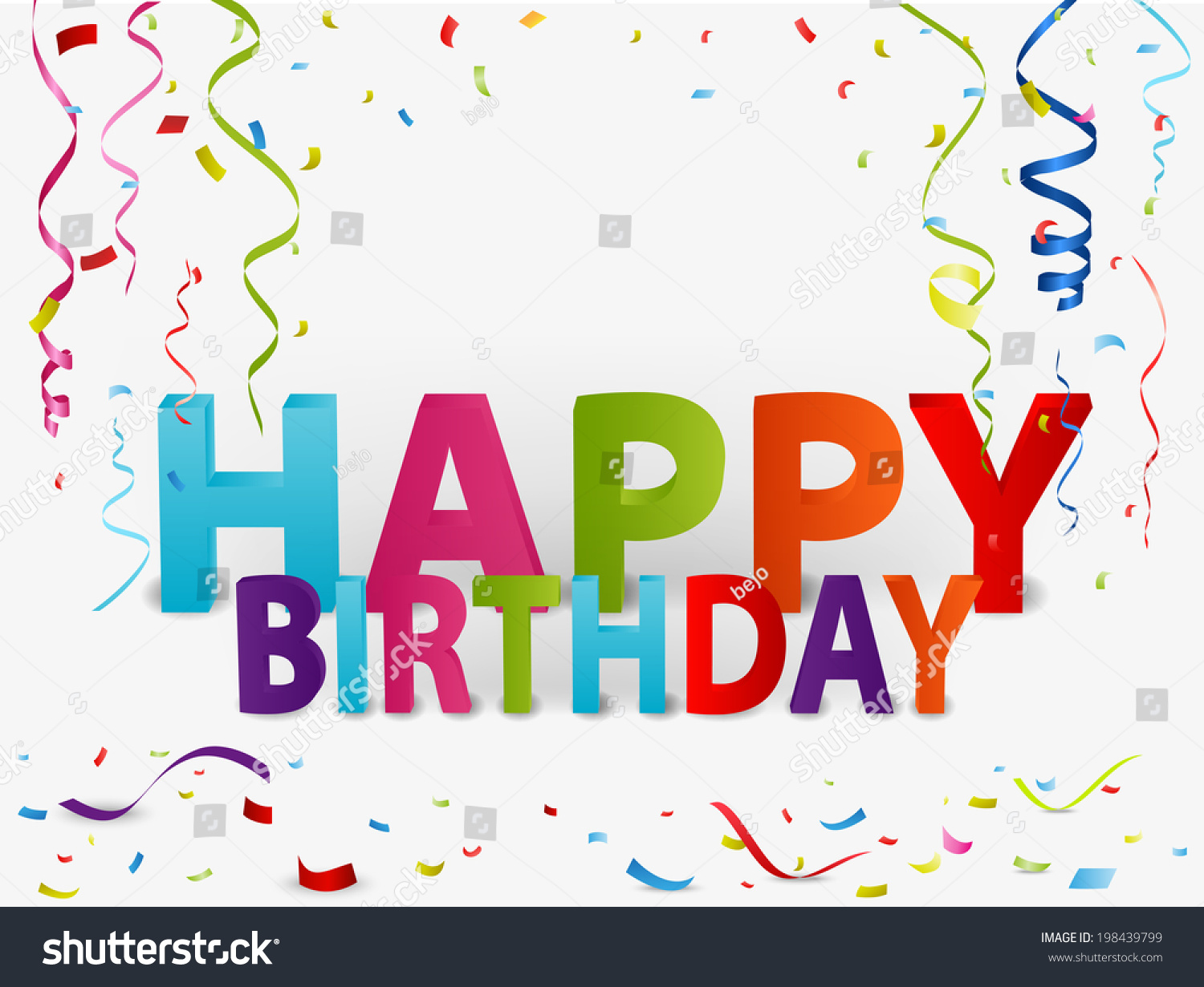 Happy Birthday Celebration Background Stock Vector Illustration ...