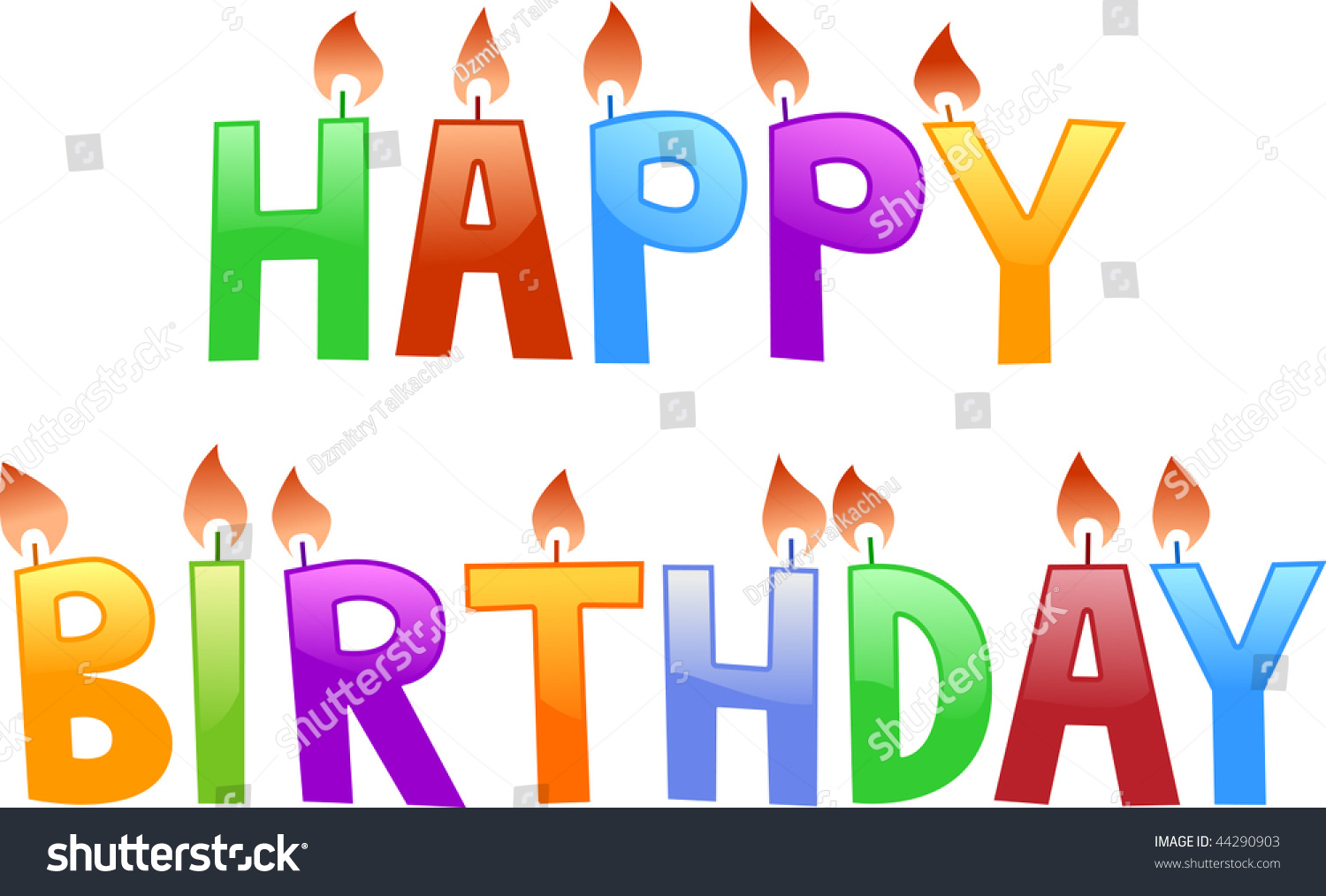 Happy Birthday Graffiti Stock Vector 44290903 : Shutterstock