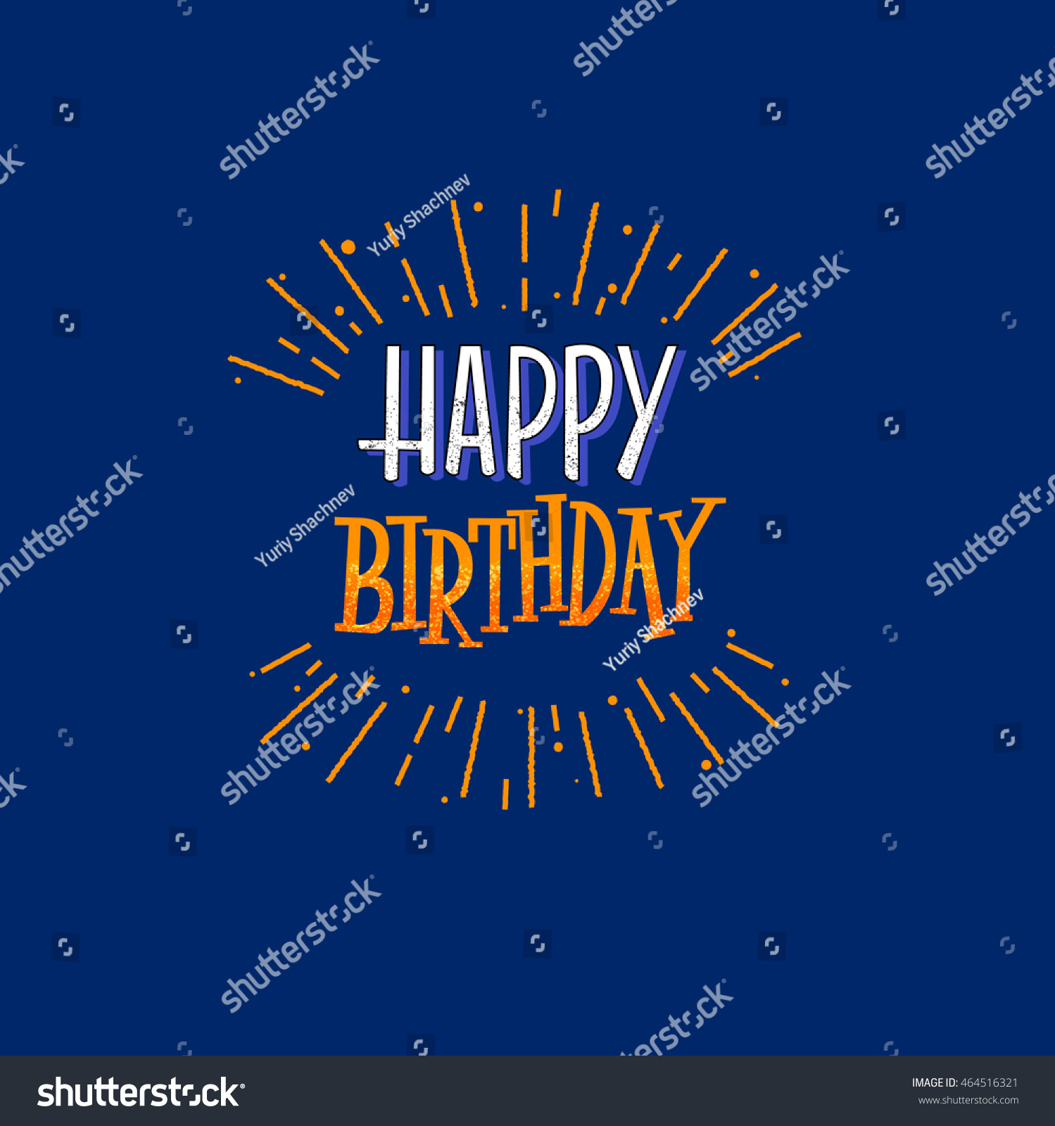 Happy Birthday Inscription Vector Handwritten Lettering Vector De