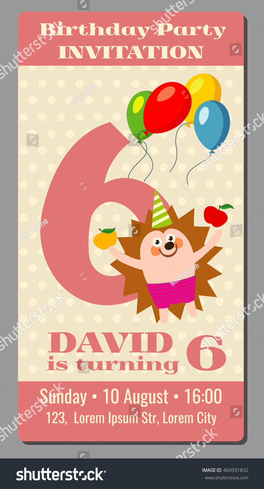 happy birthday lovely vector card funny stock vector royalty free funny event invitation