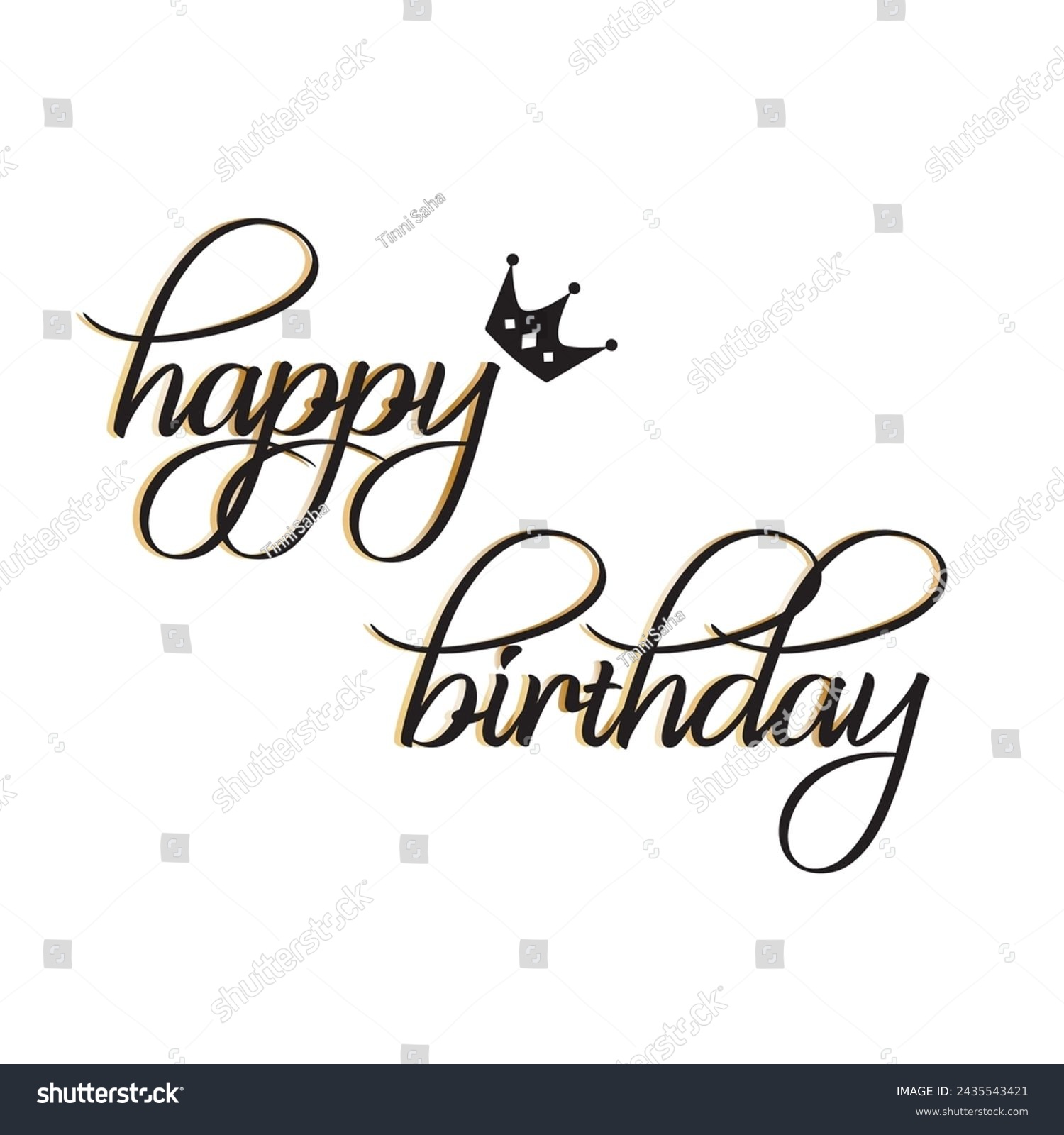 SVG of Happy birthday party decoration. Cake topper for cut svg