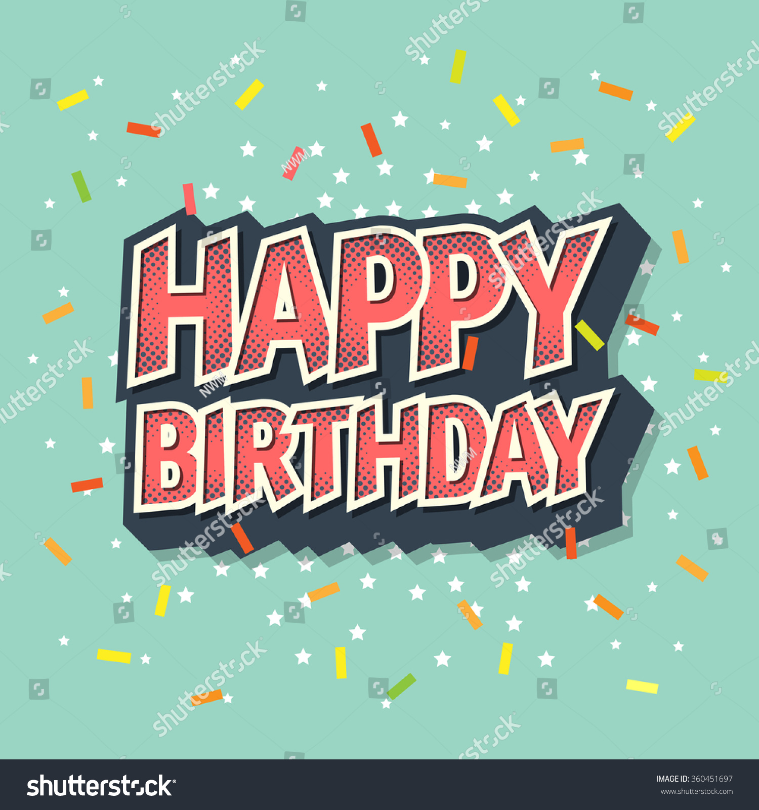 Happy Birthday Text Speech Bubble Background Stock Vector 360451697 ...