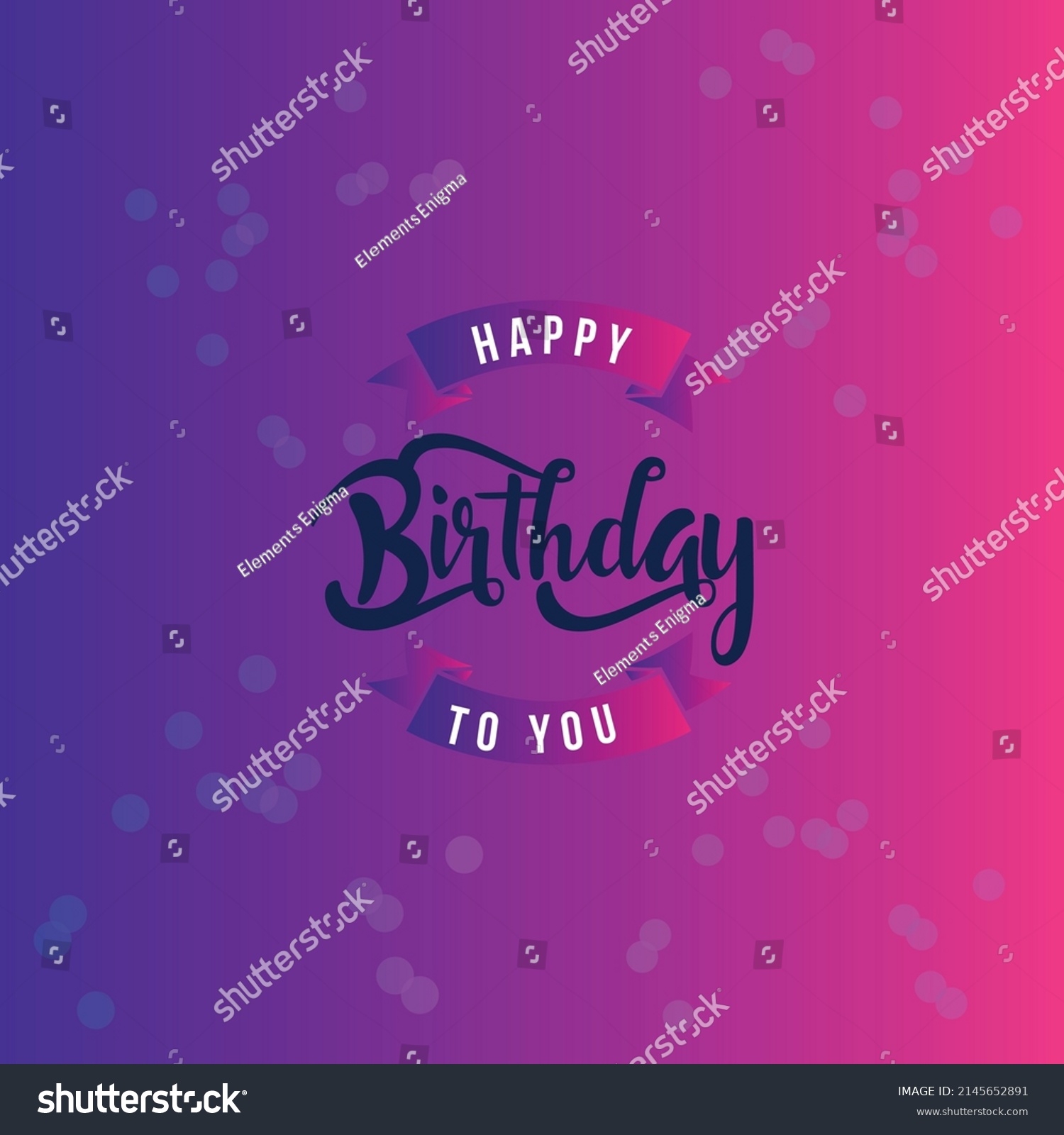 Happy Birthday Wishes Template Vector Stock Vector (Royalty Free ...