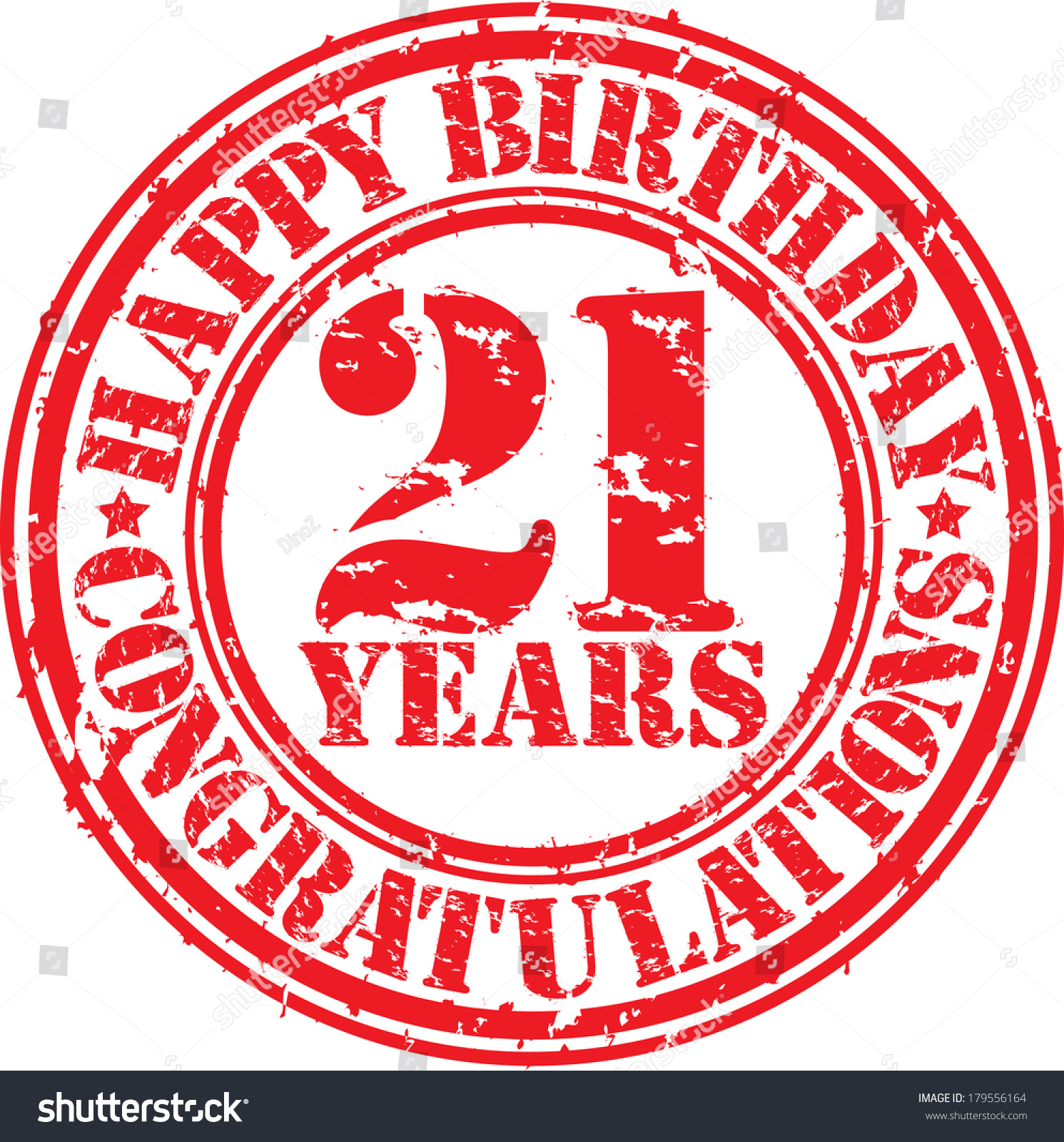SVG of Happy birthday 21 years grunge rubber stamp, vector illustration  svg