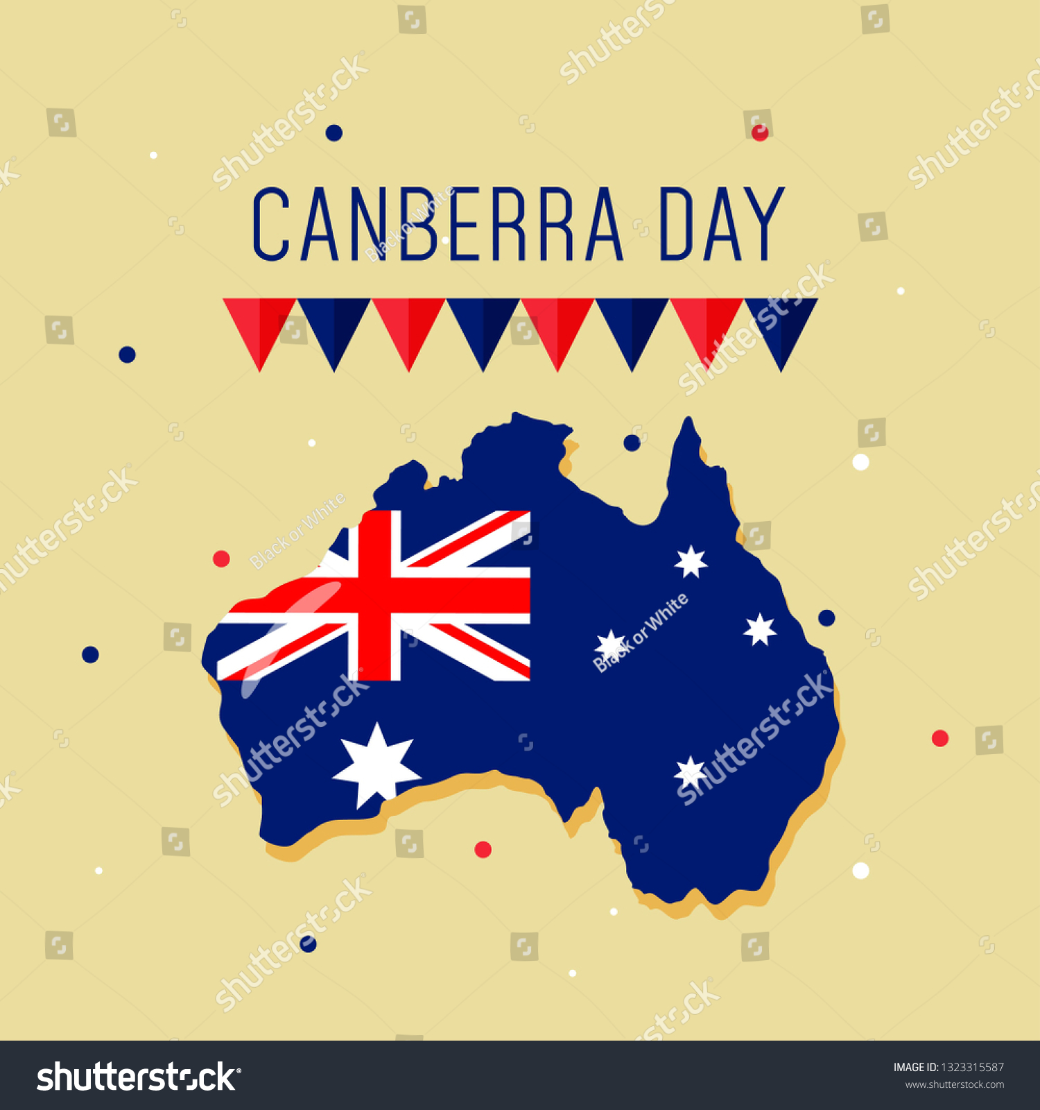 SVG of Happy Canberra Day Illustration svg