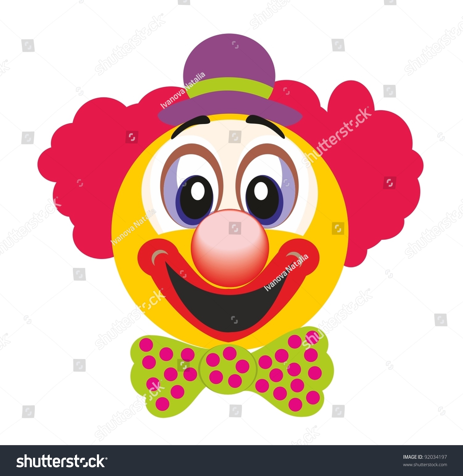 Happy Clown Clip Art