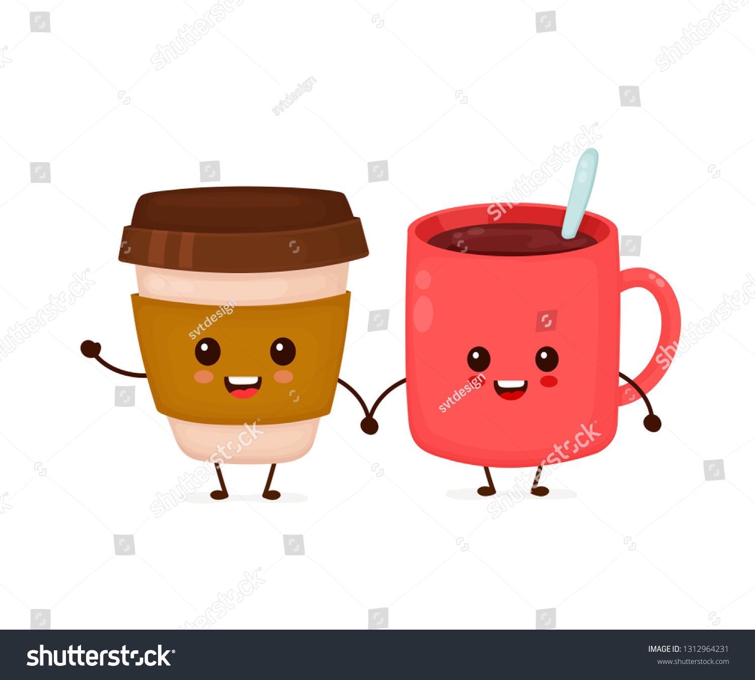 cute paper coffee cups