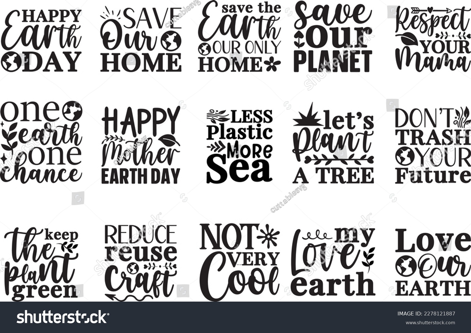 SVG of Happy Earth Day, Earth Day, Earth Day svg, Celebration svg, April 22, Typography, Earth Day Quotes, Global, T-shirt Design, SVG, EPS svg