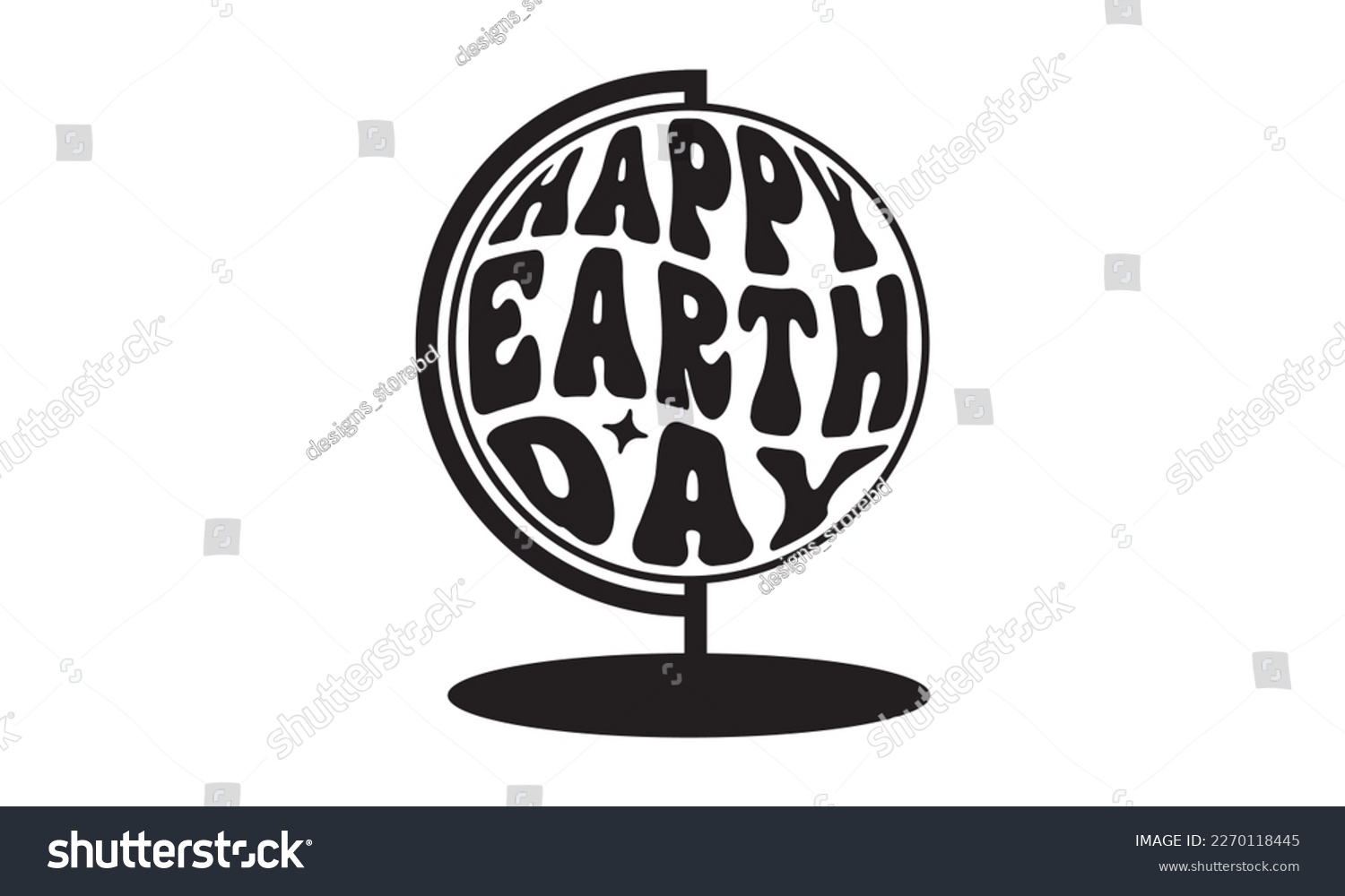 SVG of Happy Earth day svg, Earth day svg design bundle, Earth tshirt design bundle, April 22, earth vecttor icon map space, cut File Cricut, Printable Vector Illustration, tshirt eps svg