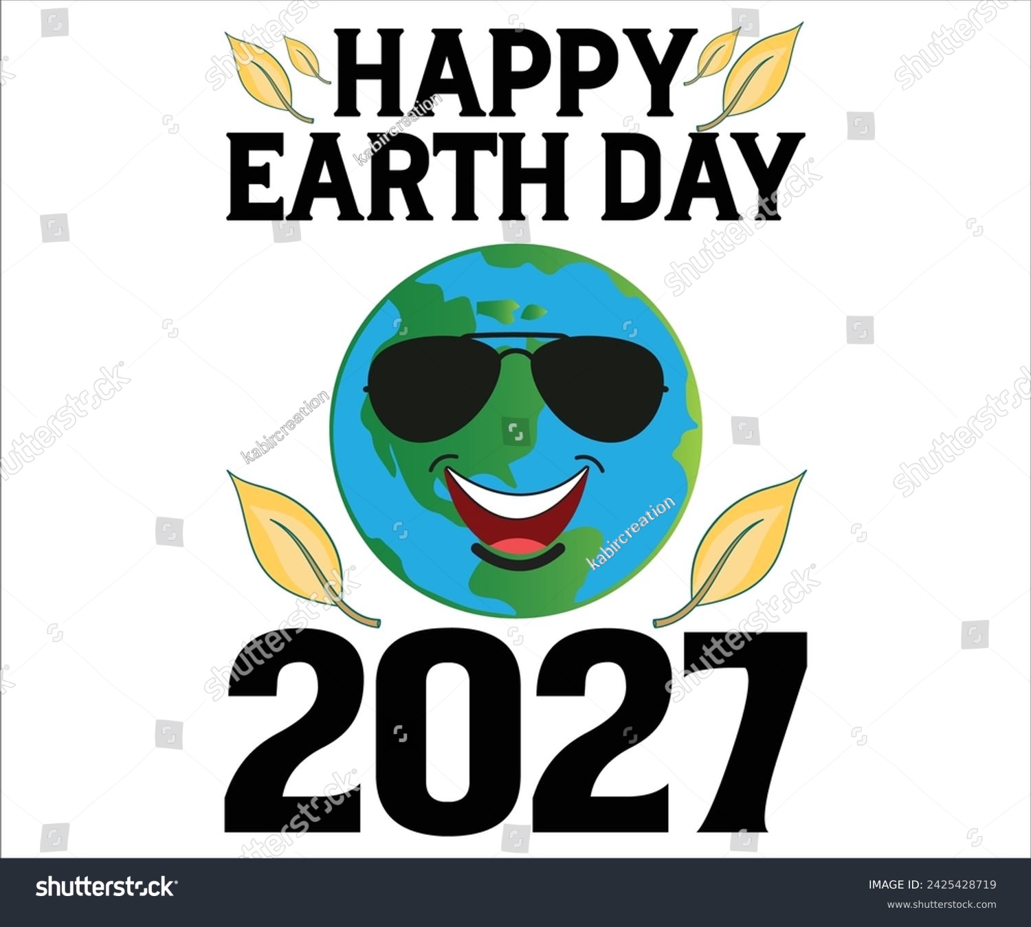 SVG of Happy Earth Day 2027 T-shirt, Happy earth day svg,Earth Day Sayings, Environmental Quotes, Earth Day T-shirt, Cut Files For Cricut
 svg