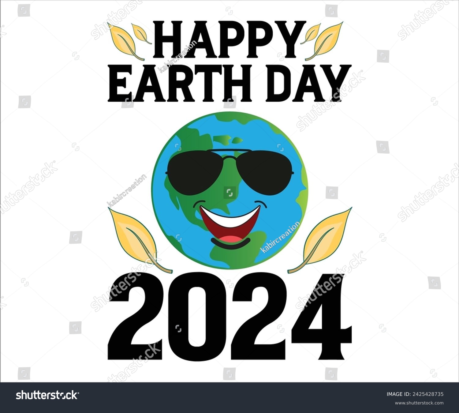SVG of Happy Earth Day 2024 T-shirt, Happy earth day svg,Earth Day Sayings, Environmental Quotes, Earth Day T-shirt, Cut Files For Cricut
 svg