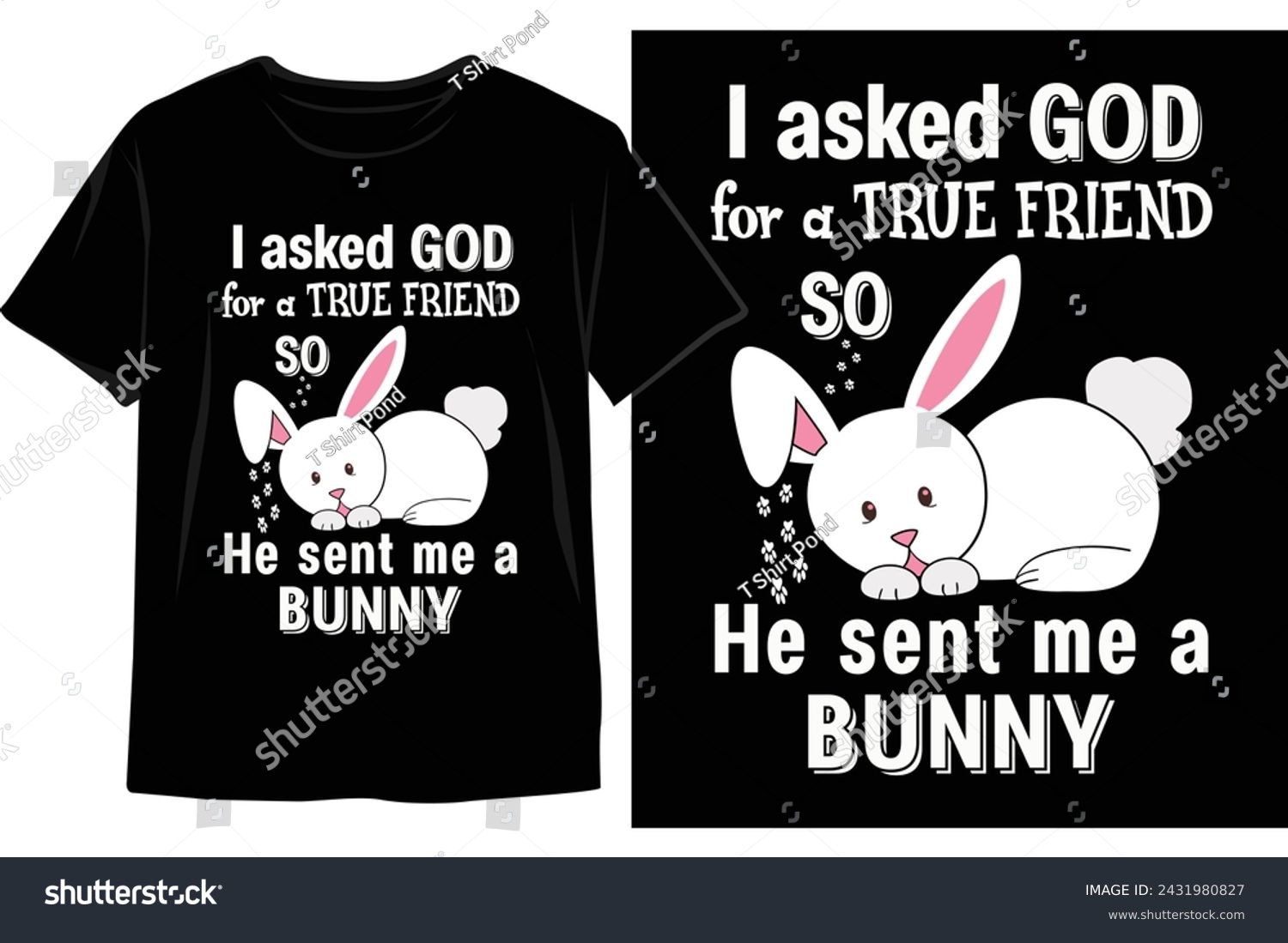SVG of Happy Easter Sunday Dog t-shirt design. Bunny dog t-shirt design. Typography vector design svg