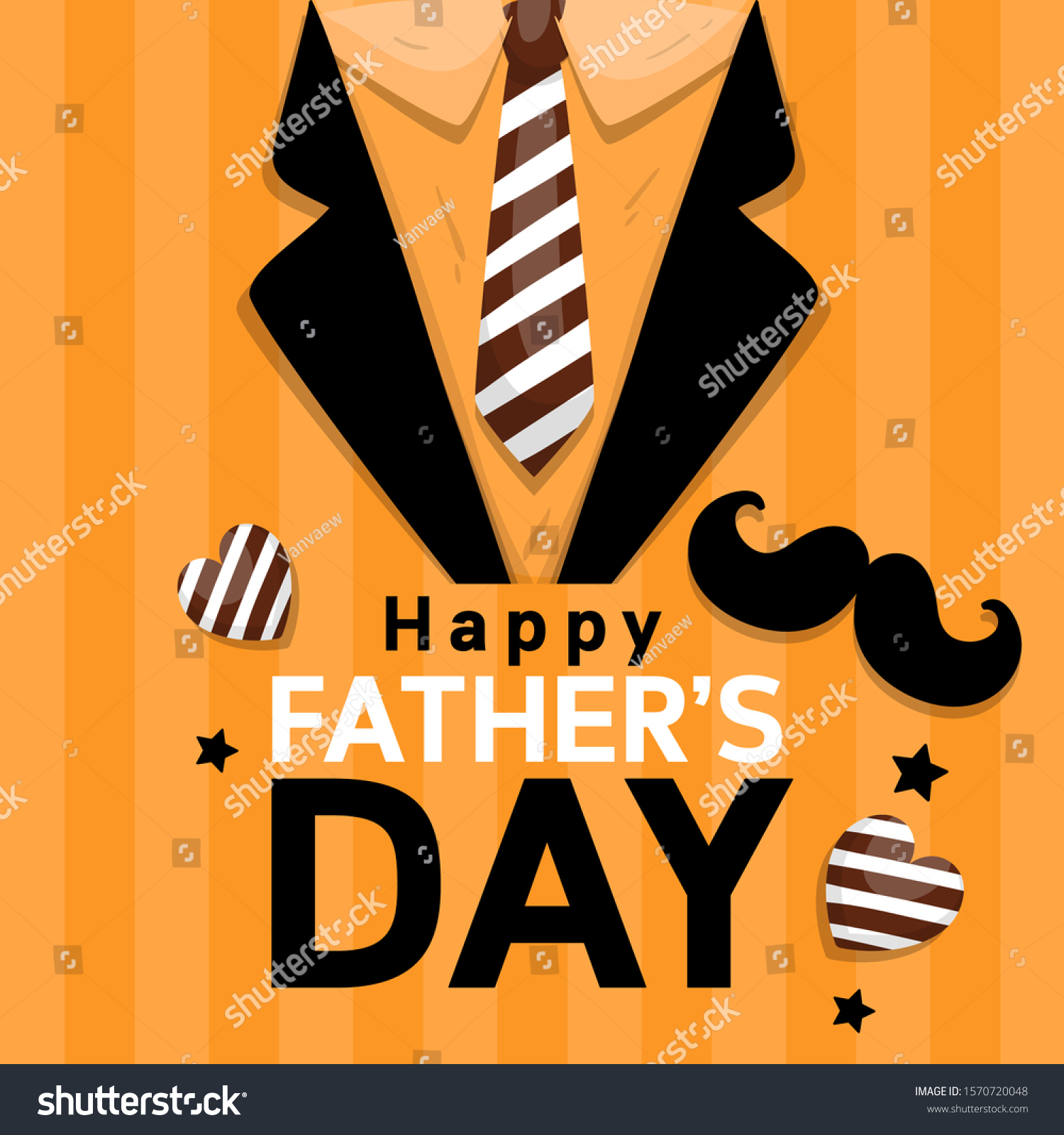 Black Happy Fathers Day Images Happy Fathers Day Black Yellow Background Stock Vector (Royalty Free)  1570720048 | Shutterstock