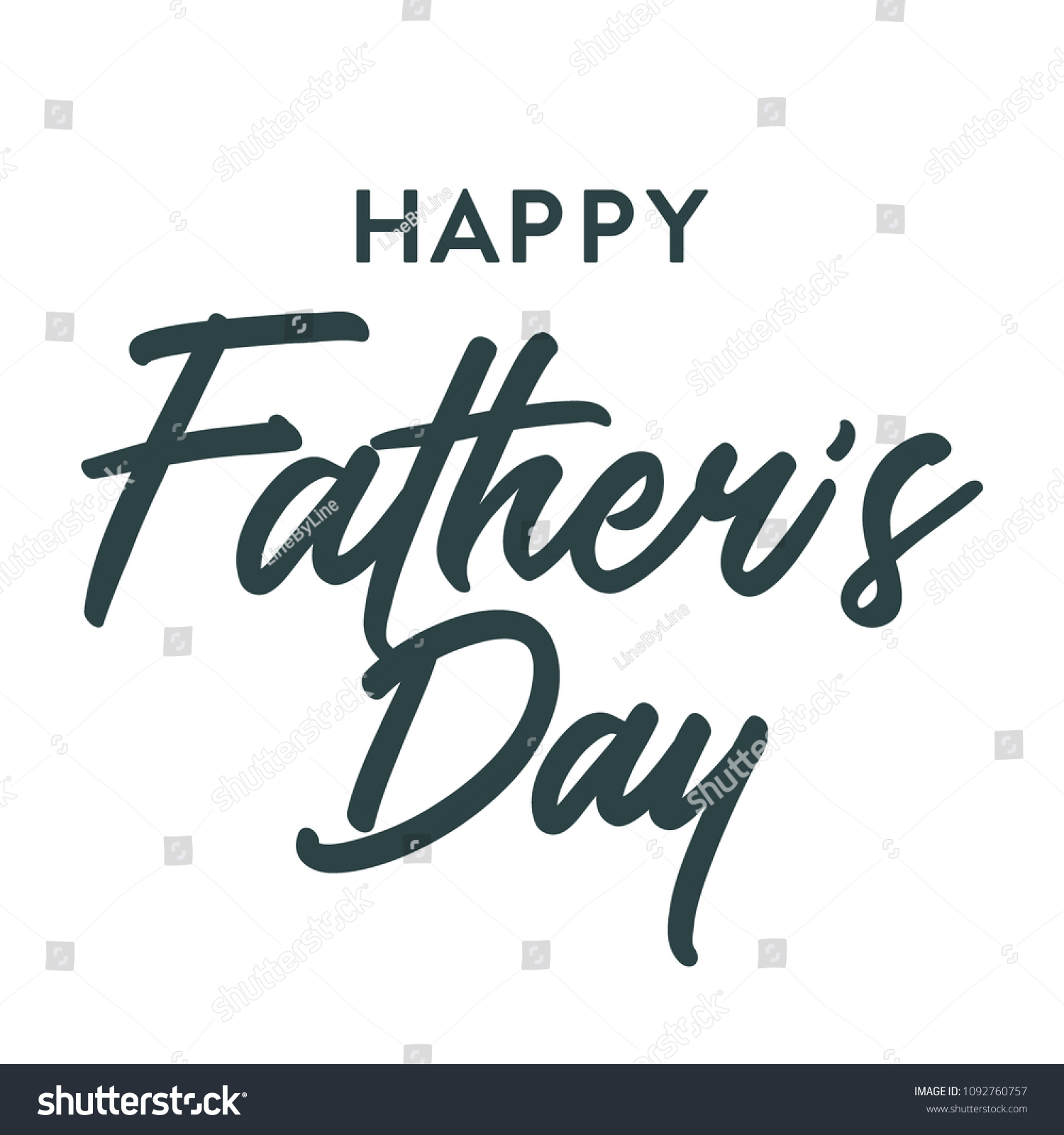 Happy Fathers Day Happy Fathers Day Stock Vector (royalty Free 