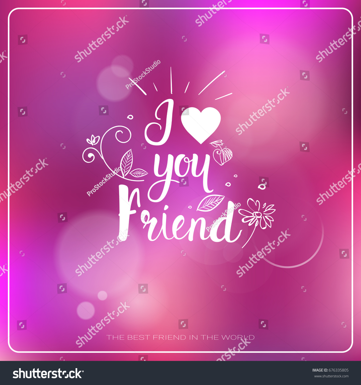 Happy Friendship Day Logo Greeting Card Stock Vector (Royalty Free ...