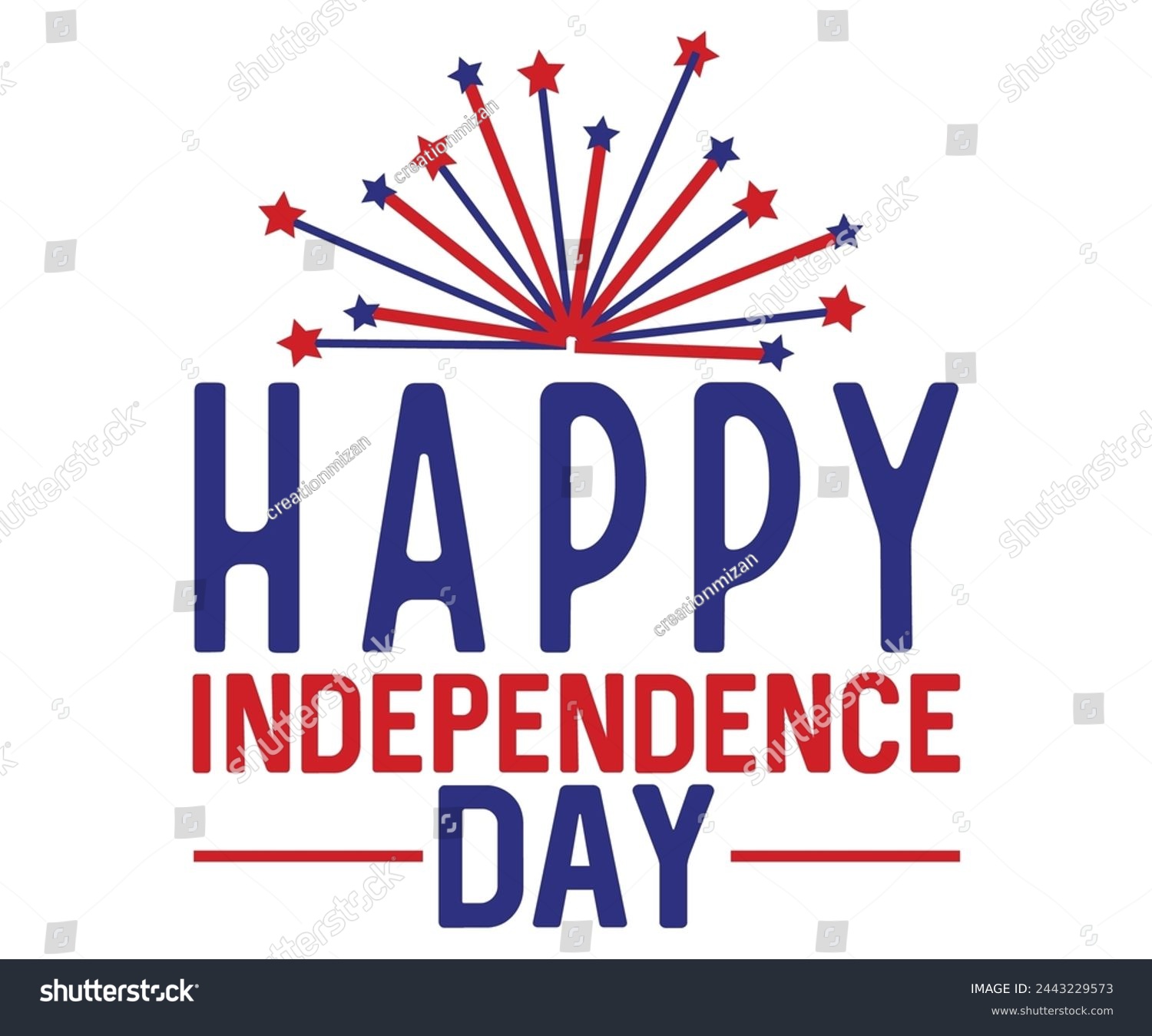 SVG of Happy Independence day Svg,4th of July,America Day,independence Day,Patriotic, T-shirt svg