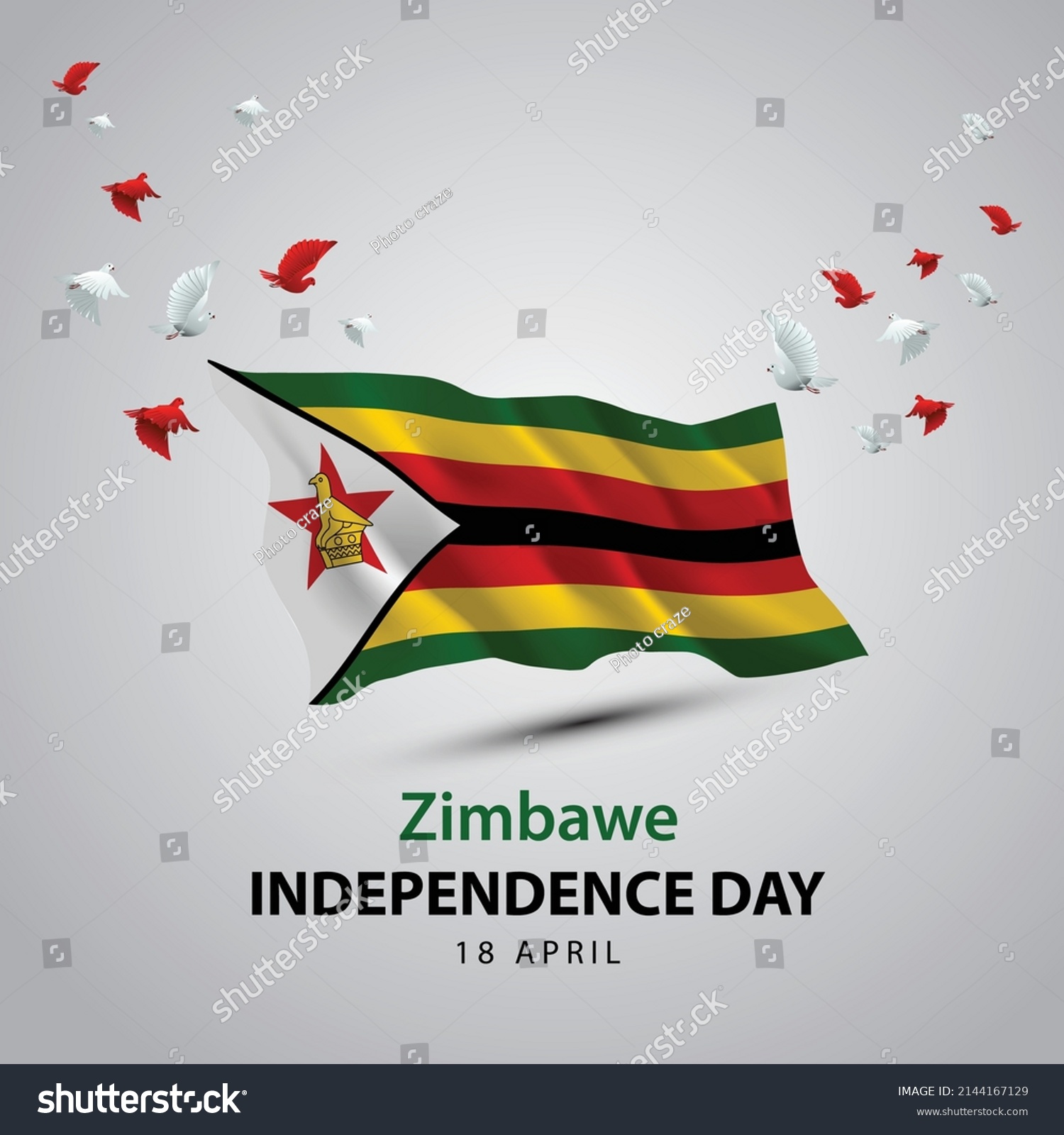 424 Happy independence day zimbabwe Images, Stock Photos & Vectors