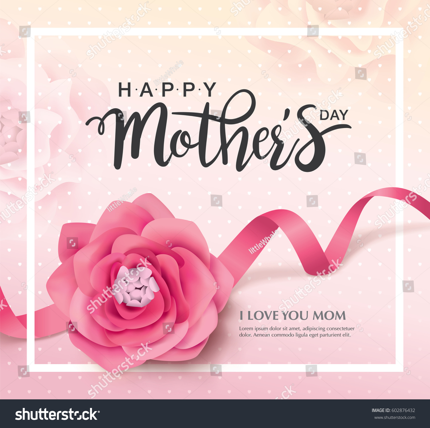 happy mothers day のベクター画像素材 ロイヤリティフリー