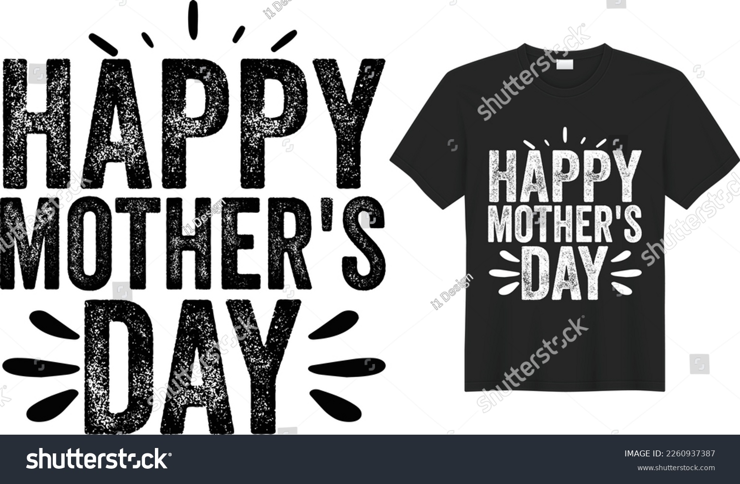 SVG of Happy mother's Day T-shirt and SVG Design Vector Template. Hand Lettering Illustration And Good for Greeting Cards, Pillow, T-shirt, Poster, Banners, Flyers, And POD. svg