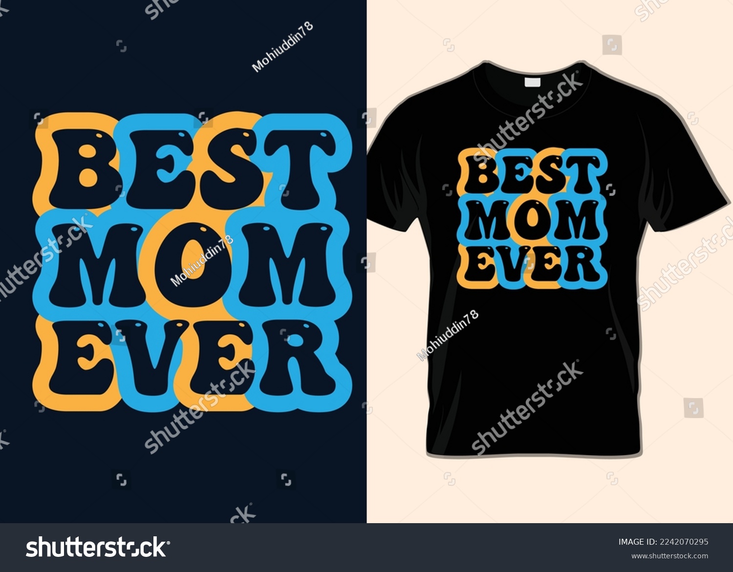 SVG of happy Mother's day T-shirt design svg