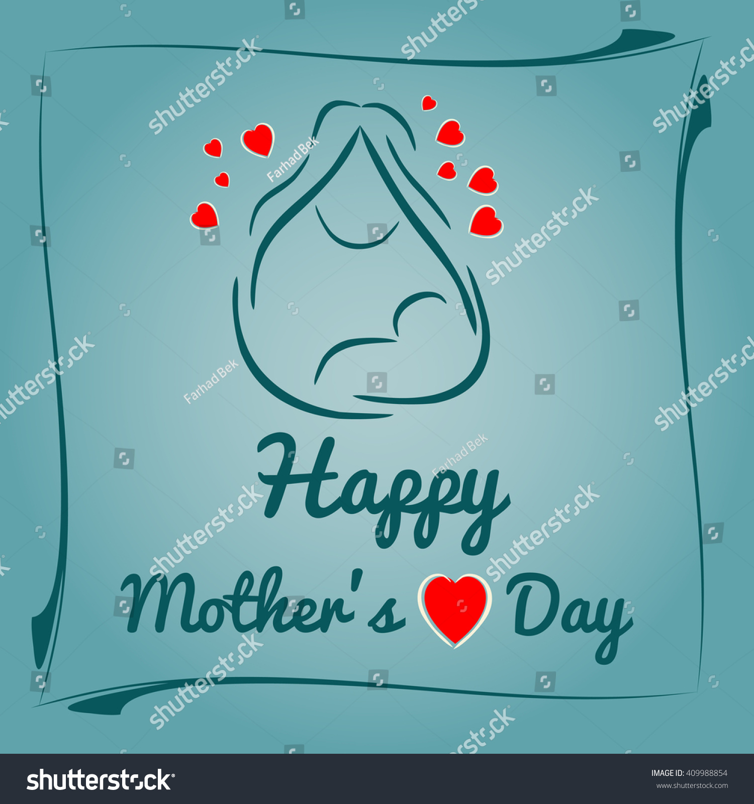 Happy Mothers Day Stock Vector Royalty Free 409988854 Shutterstock