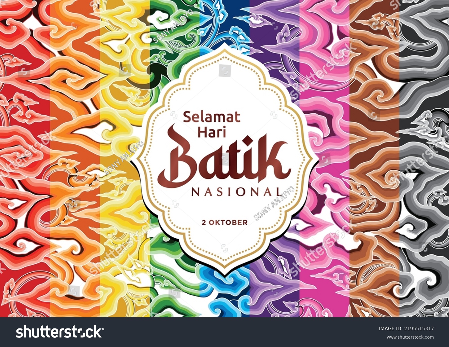 SVG of happy national batik day, october 2
 svg