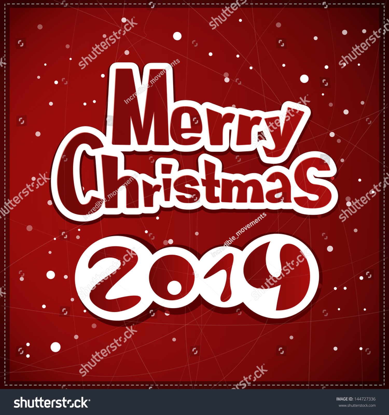 Happy New Year Stock Vector Illustration 144727336 : Shutterstock