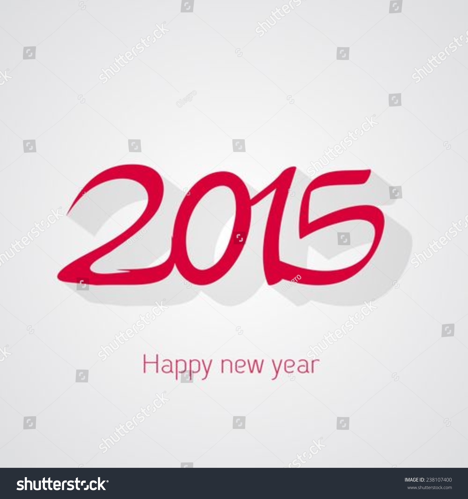 Happy New Year Stock Vector 238107400 - Shutterstock