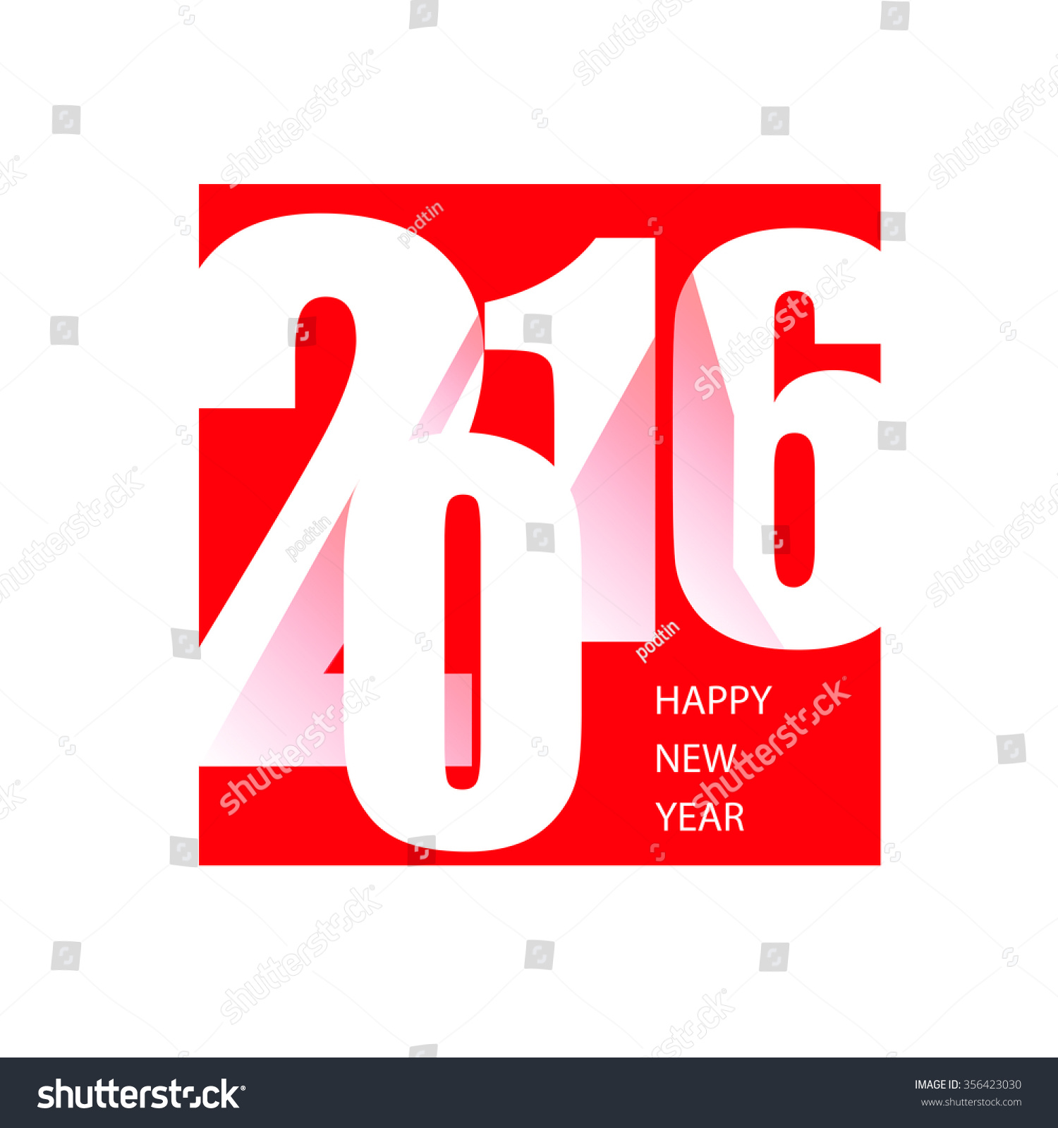 Happy New Year Stock Vector Illustration 356423030 : Shutterstock