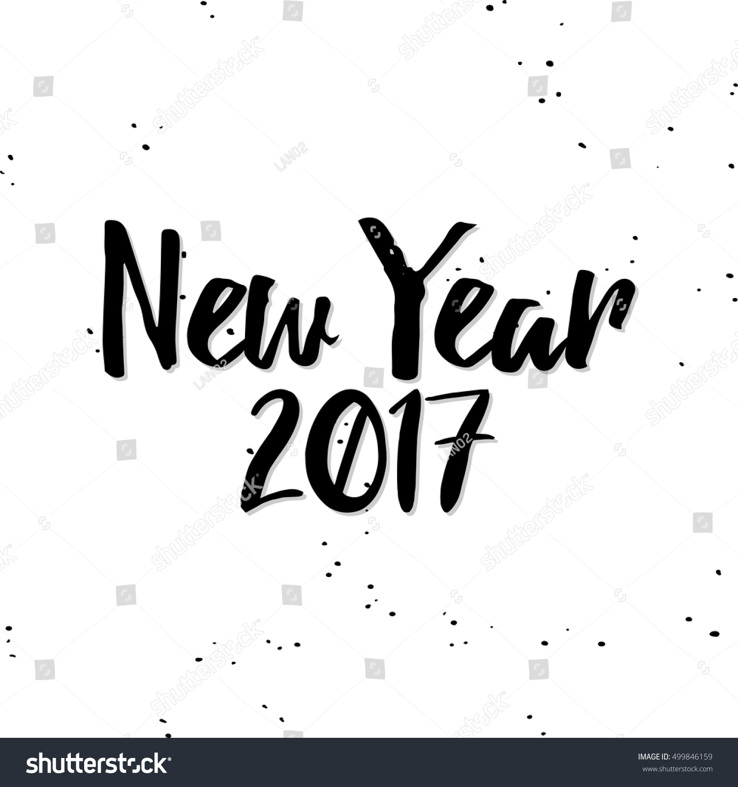 Happy New Year Stock Vector 499846159 - Shutterstock