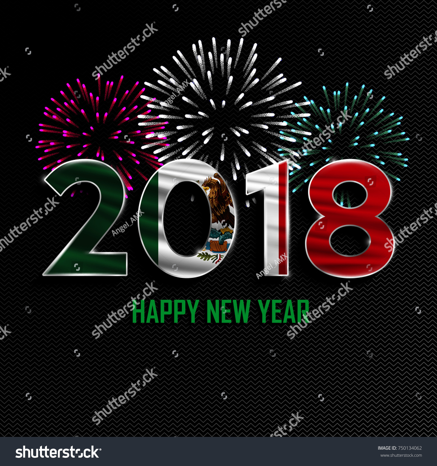 happy new year merry christmas 2018 stock vector 750134062 happy new year merry christmas 2018 stock vector 750134062