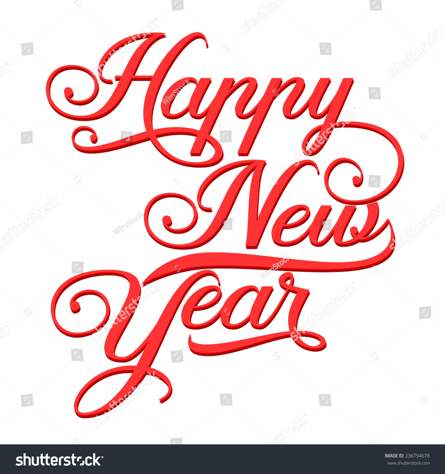 Happy New Year Background Stock Vector Illustration 236794678 : Shutterstock