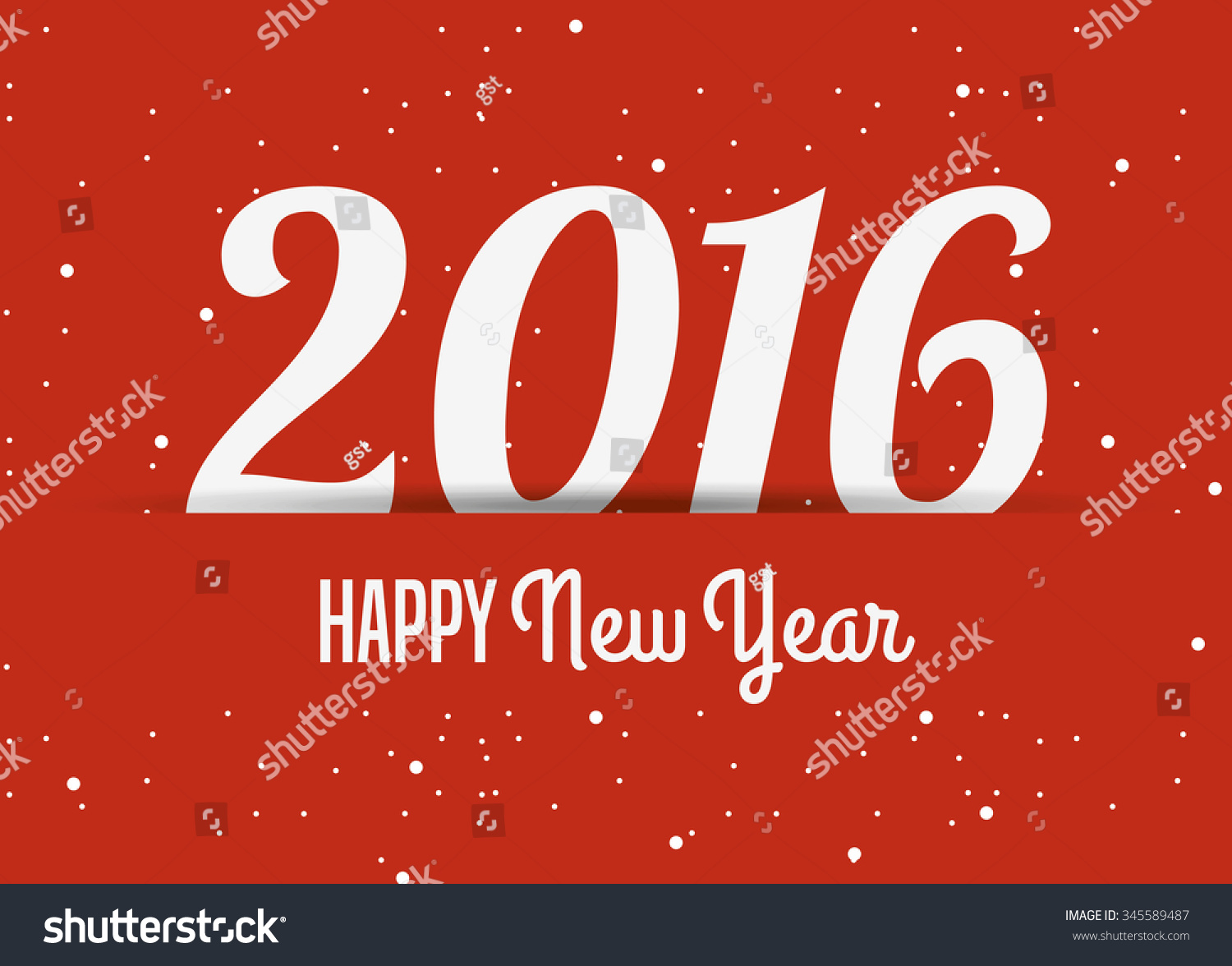 Happy New Year Design, Vector Illustration Eps10 Graphic - 345589487 : Shutterstock