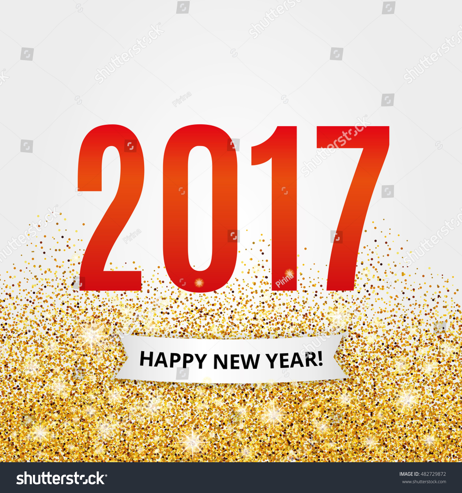 Happy New Year Gold Glitter New Stock Vector Royalty Free 482729872 Happy New Year Gold Glitter New Stock Vector Royalty Free 482729872